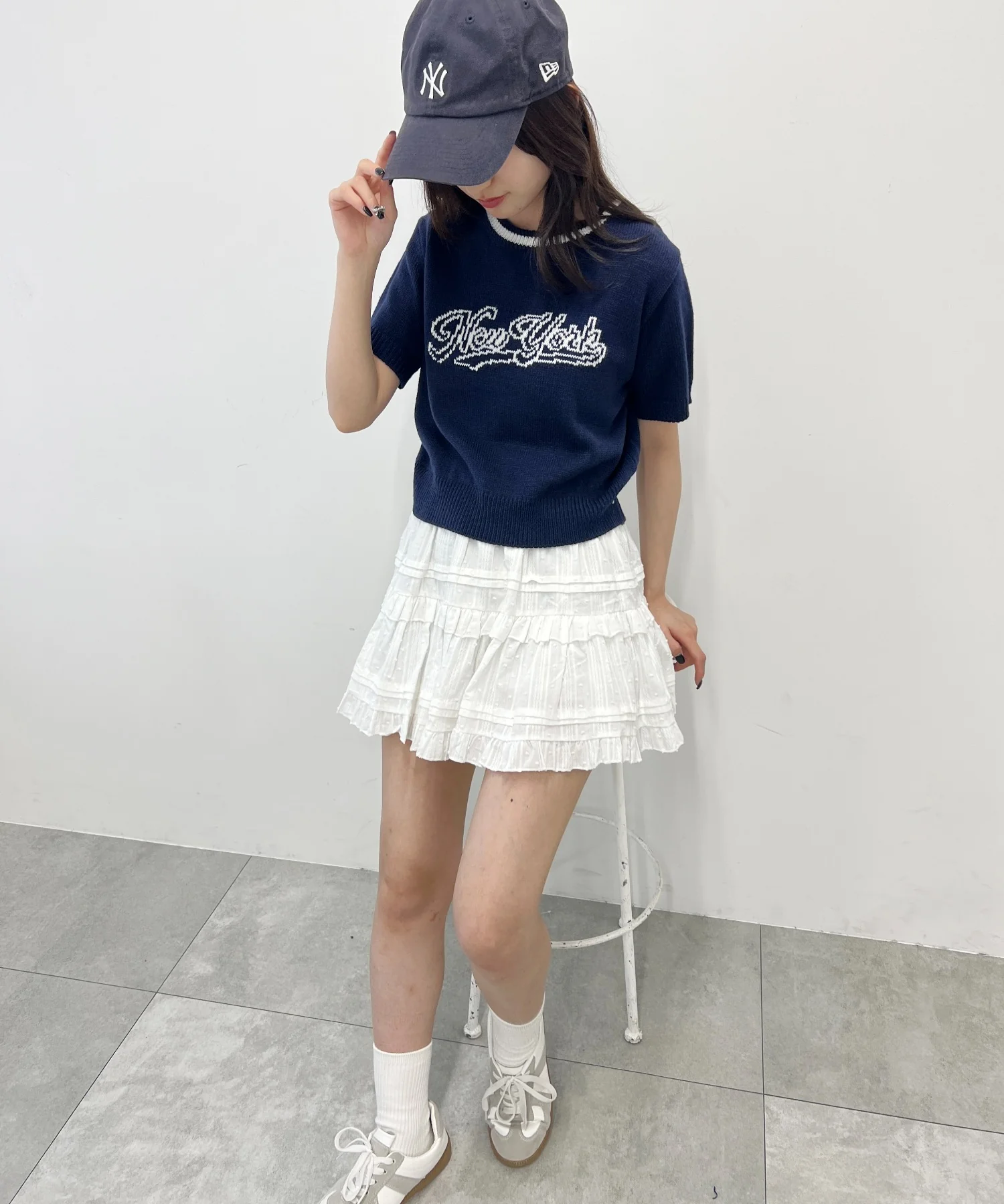 カレッジロゴコンパクトニット - Image 12