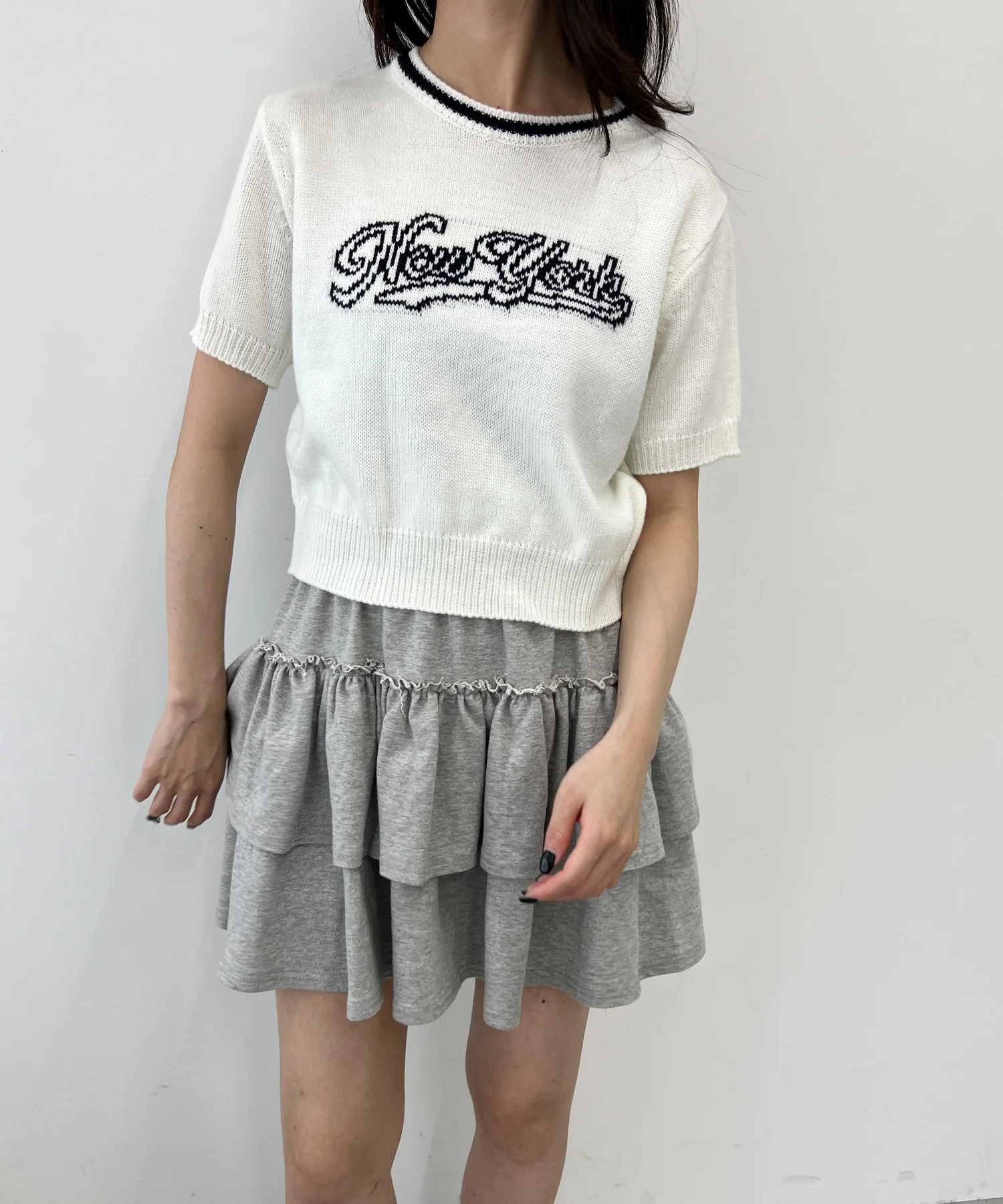 カレッジロゴコンパクトニット - Image 4
