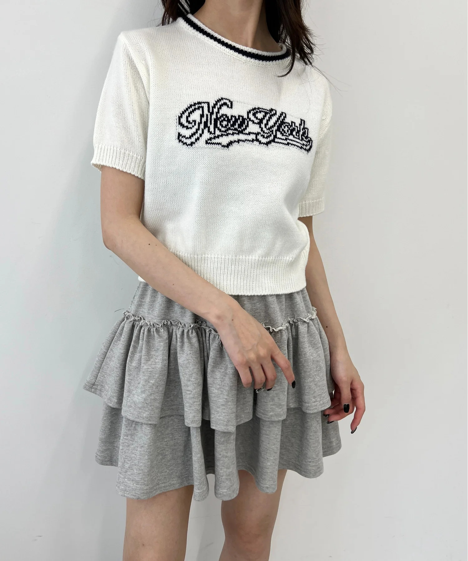 カレッジロゴコンパクトニット - Image 5