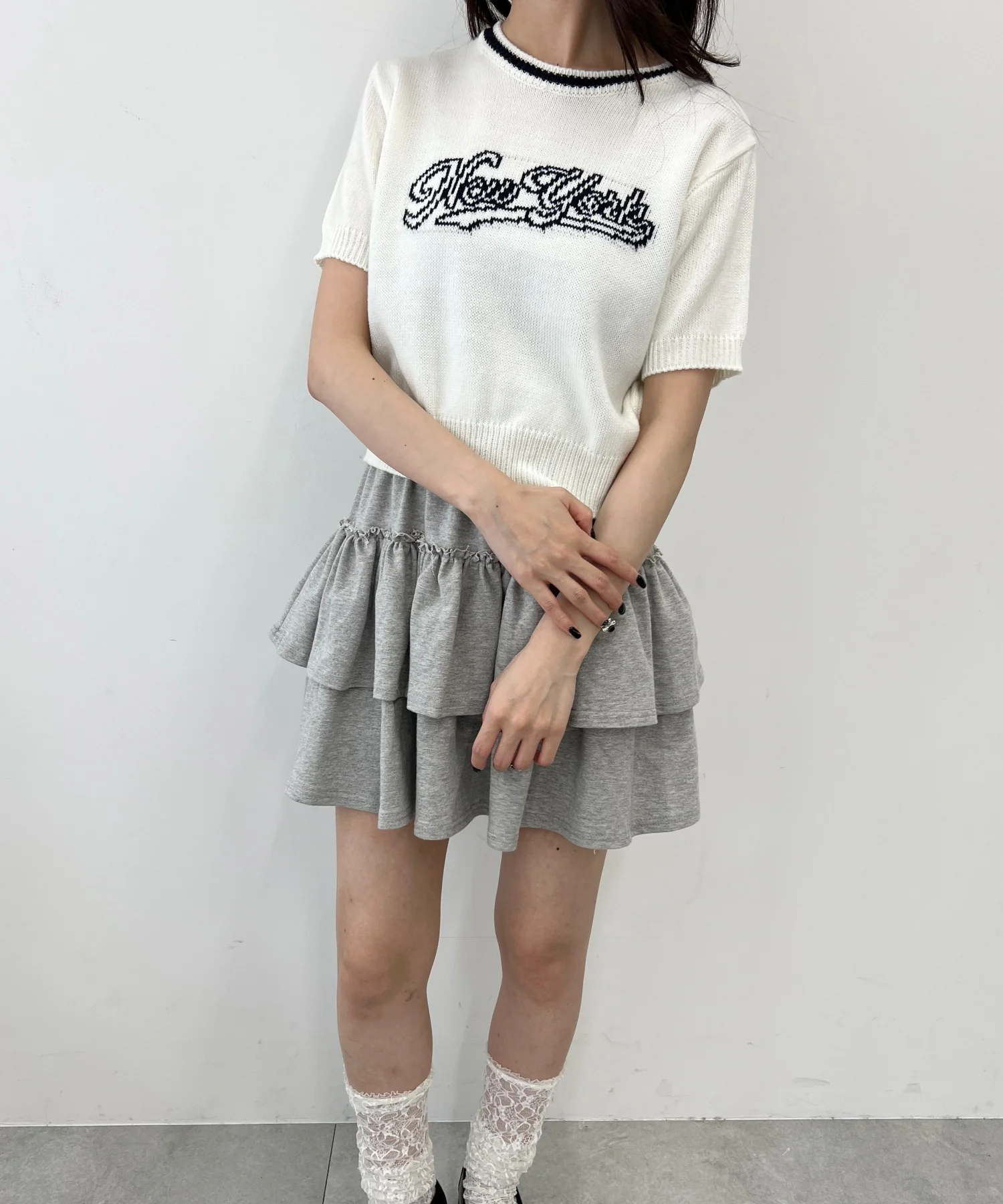 カレッジロゴコンパクトニット - Image 6