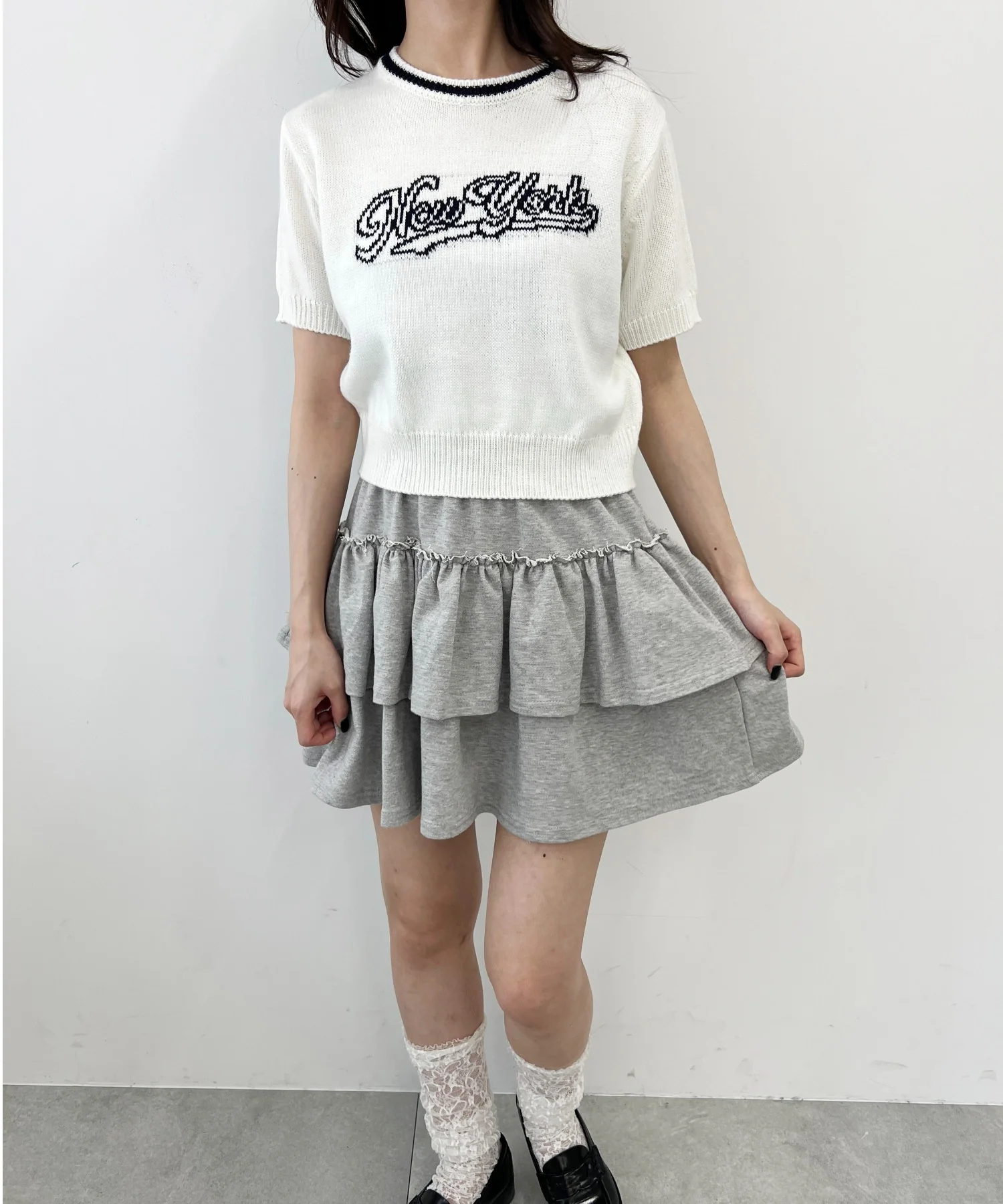 カレッジロゴコンパクトニット - Image 7