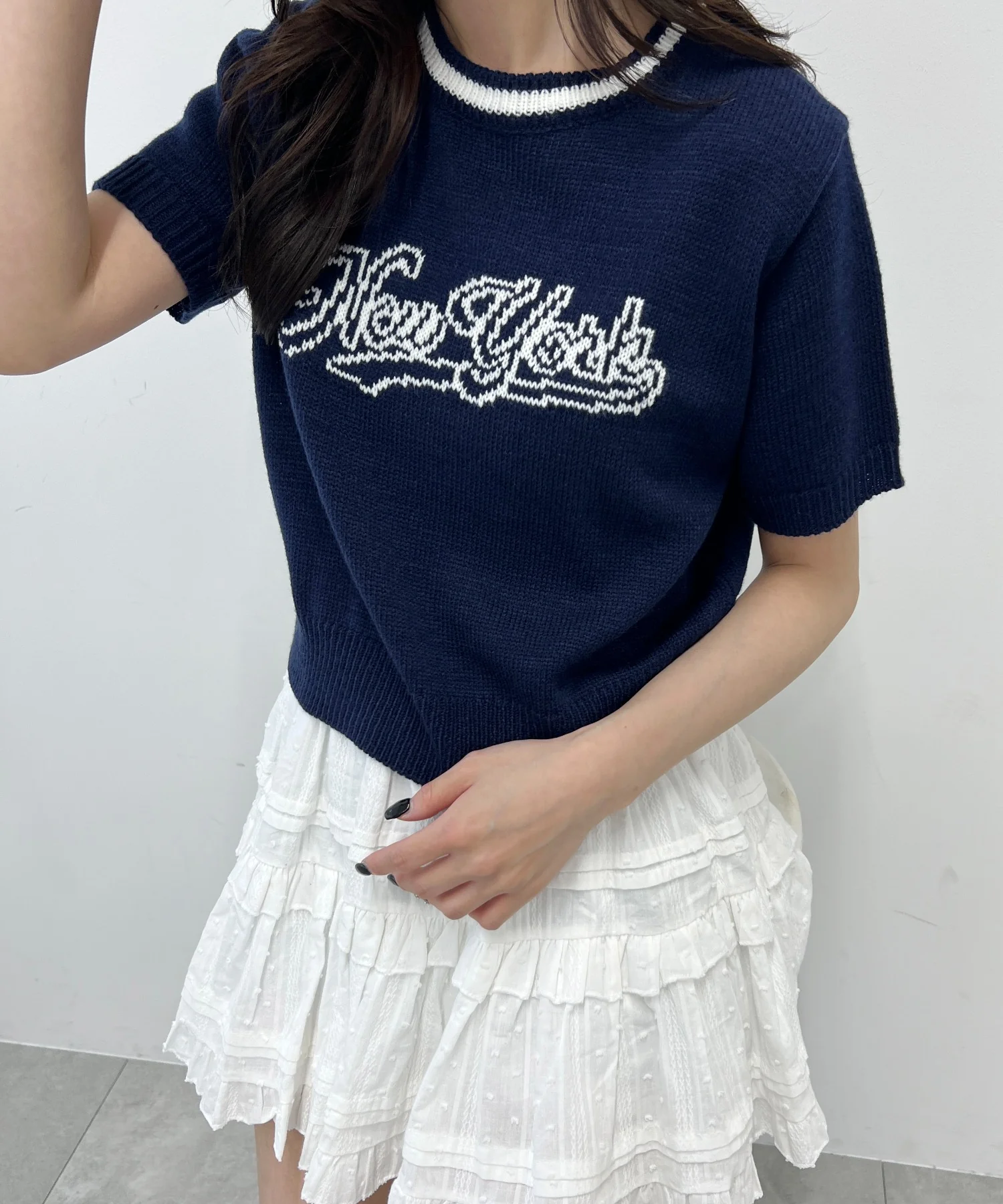 カレッジロゴコンパクトニット - Image 9