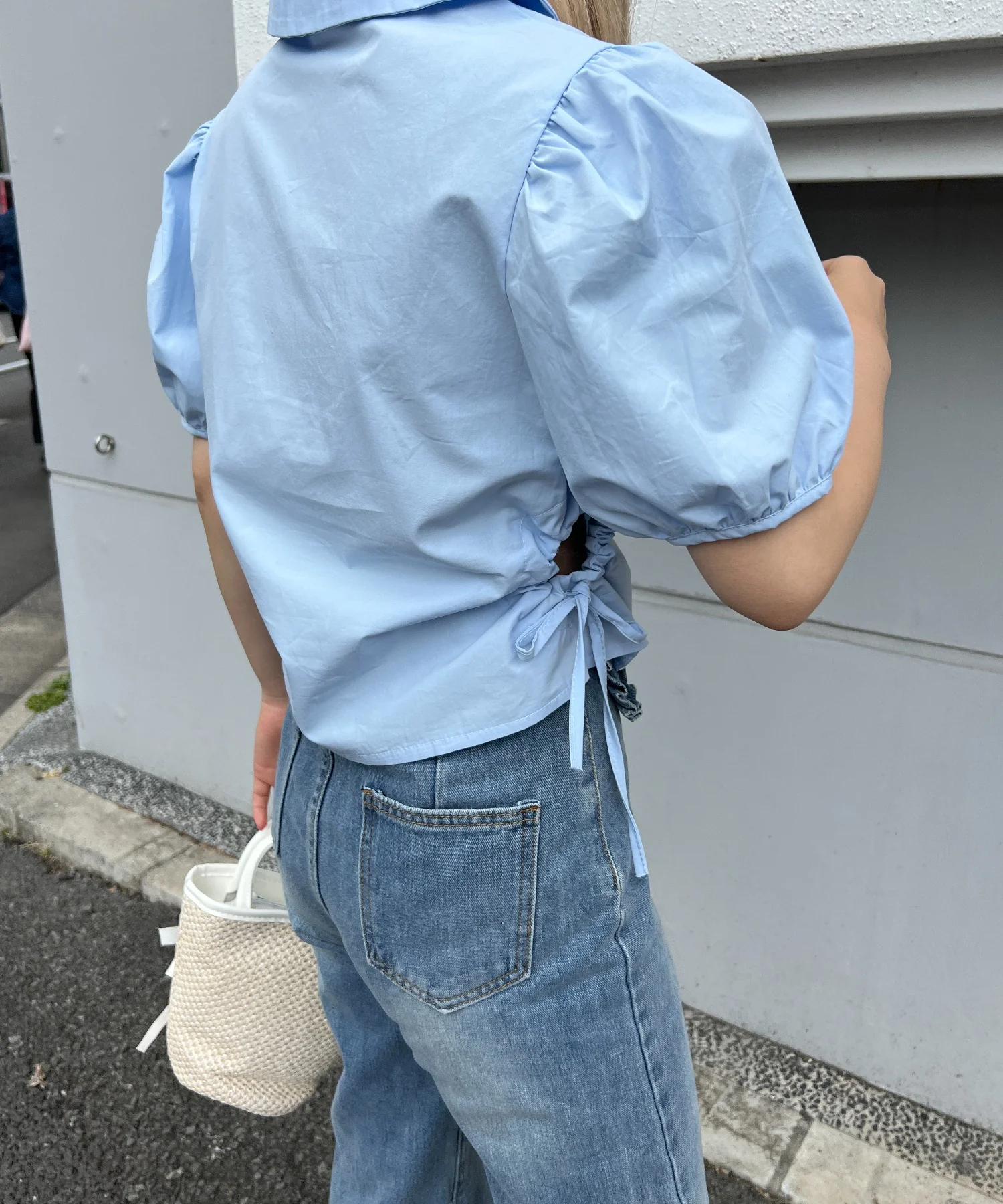 サイドドロストブラウス - Image 5