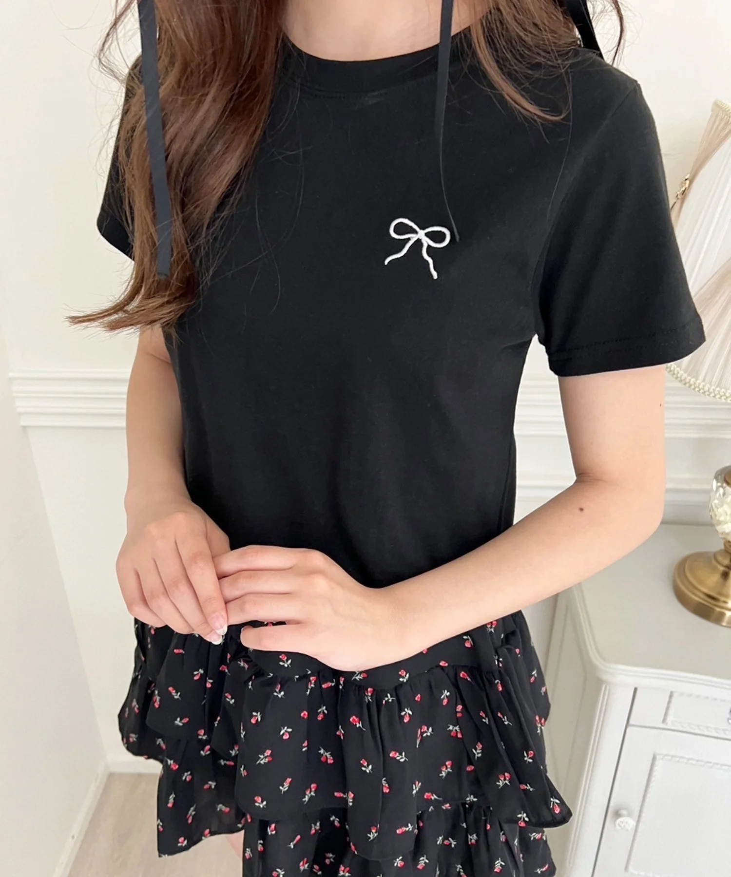 リボンコンパクトTシャツ - Image 3