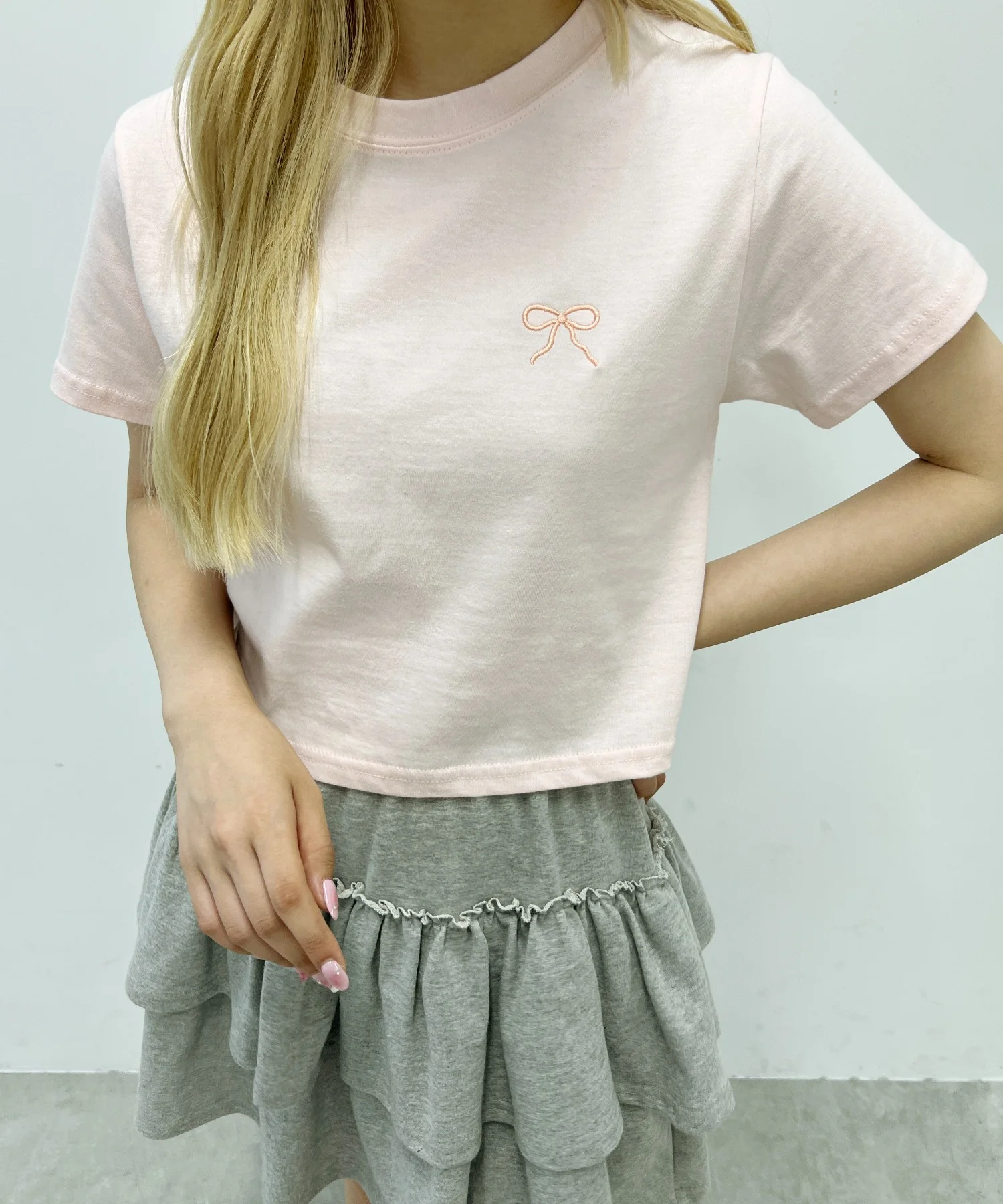リボンコンパクトTシャツ - Image 7