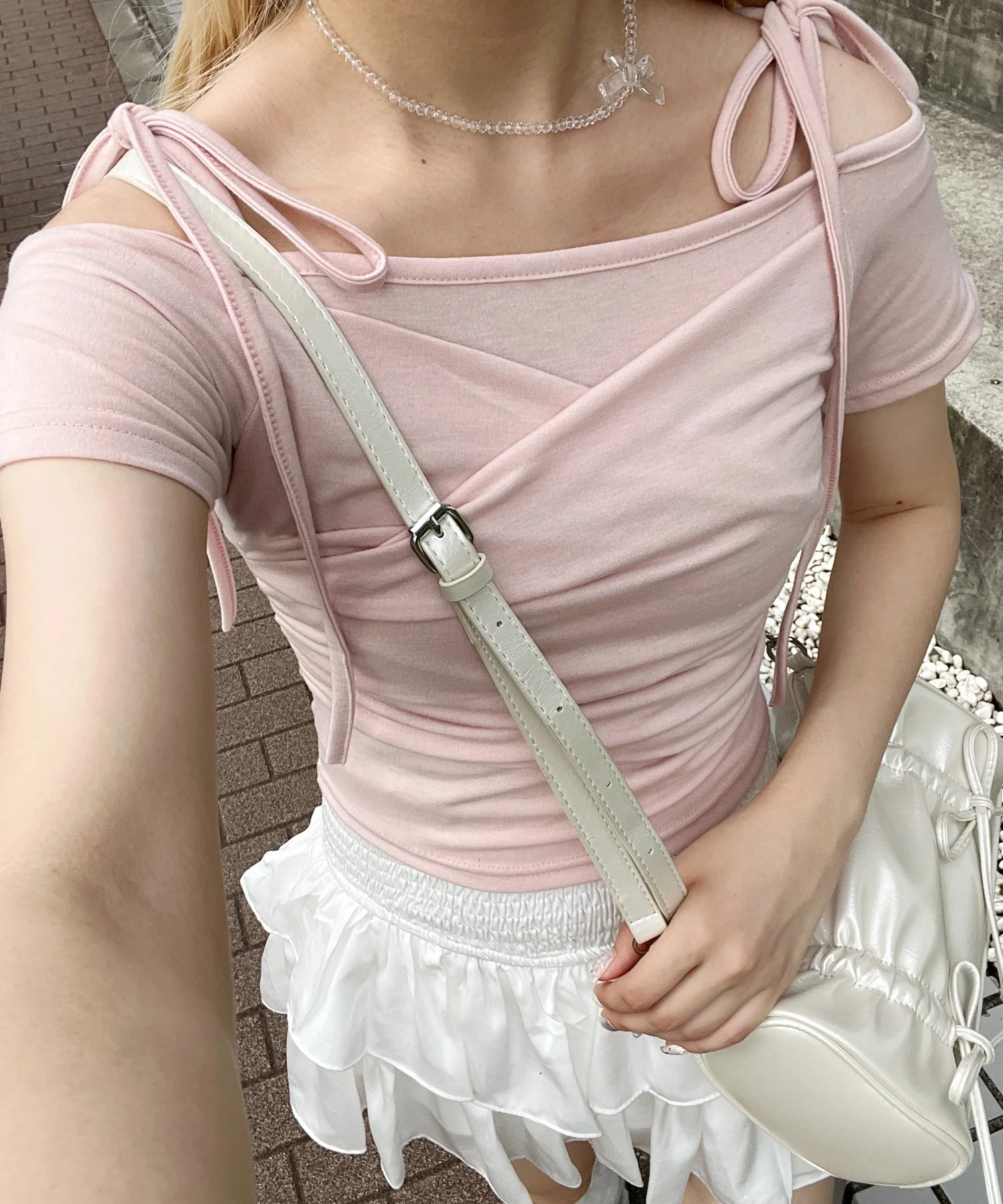 ロングリボンコンパクトTシャツ - Image 3