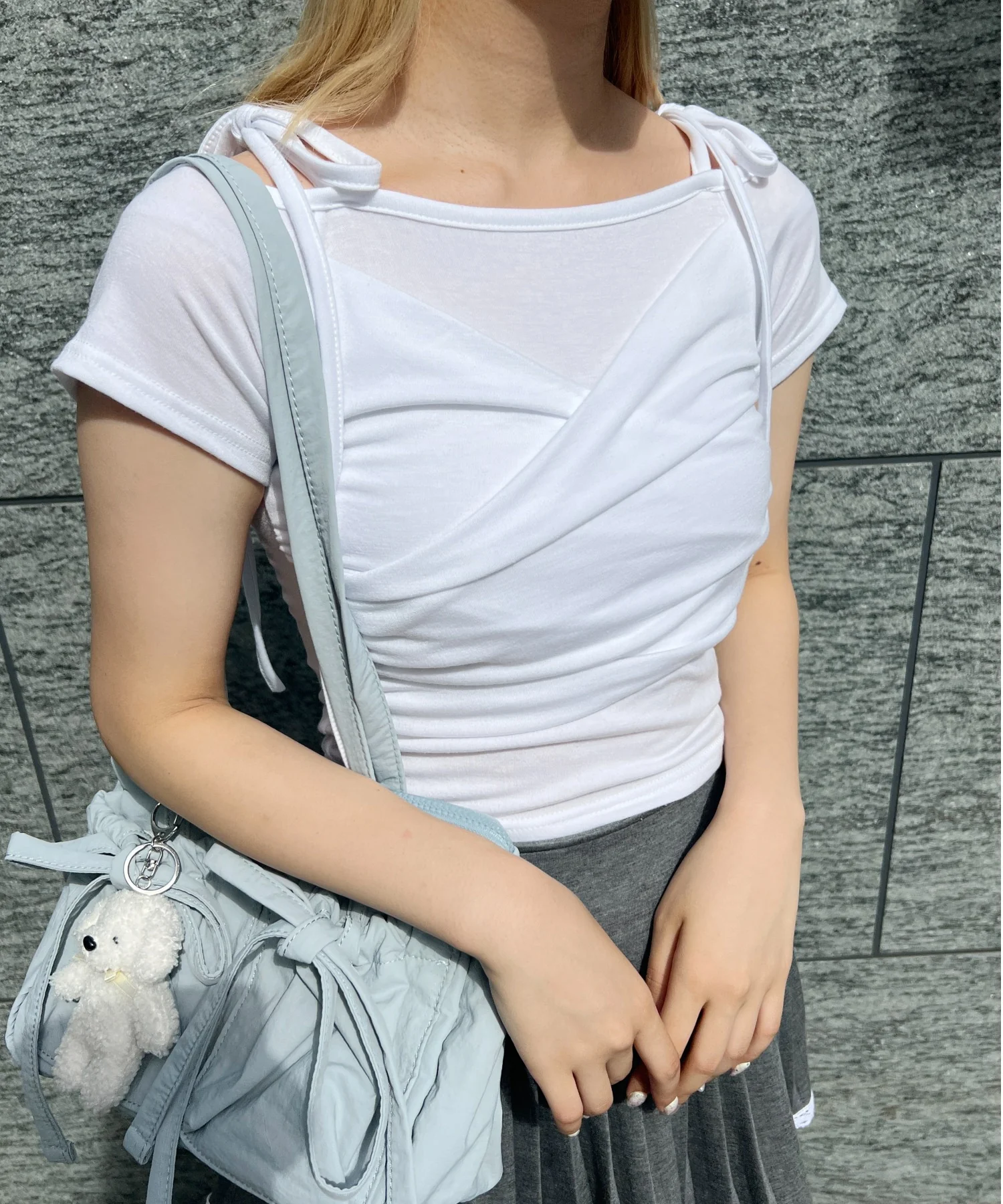 ロングリボンコンパクトTシャツ - Image 8