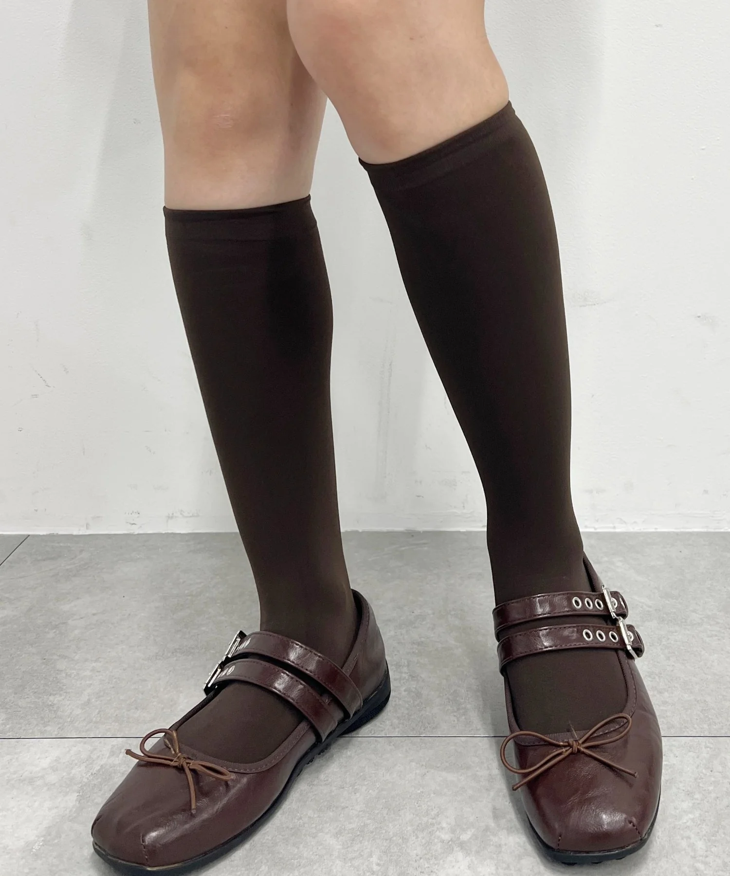 無地ミドルソックス - Image 4