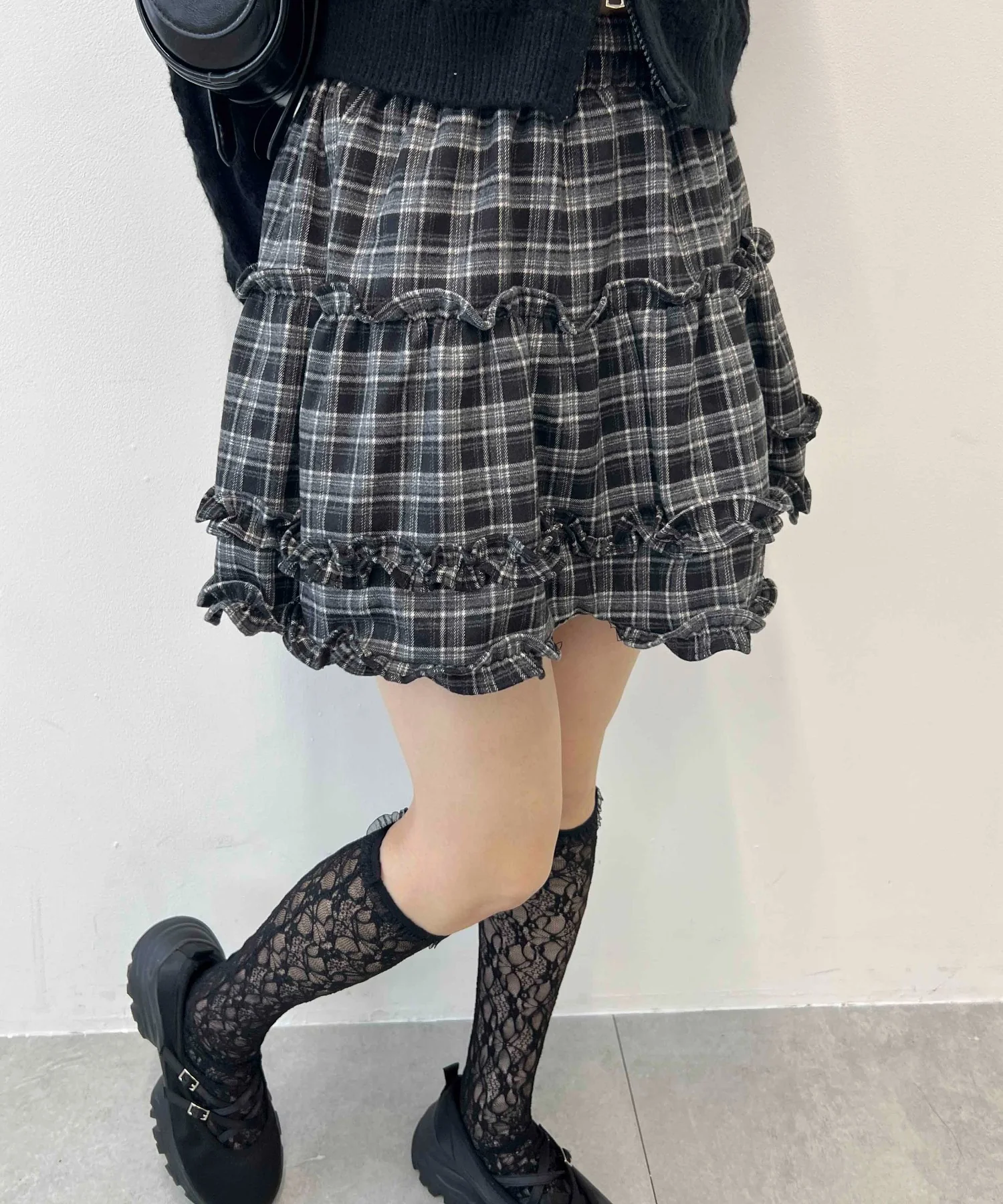 チェックフリルミニスカート - Image 12