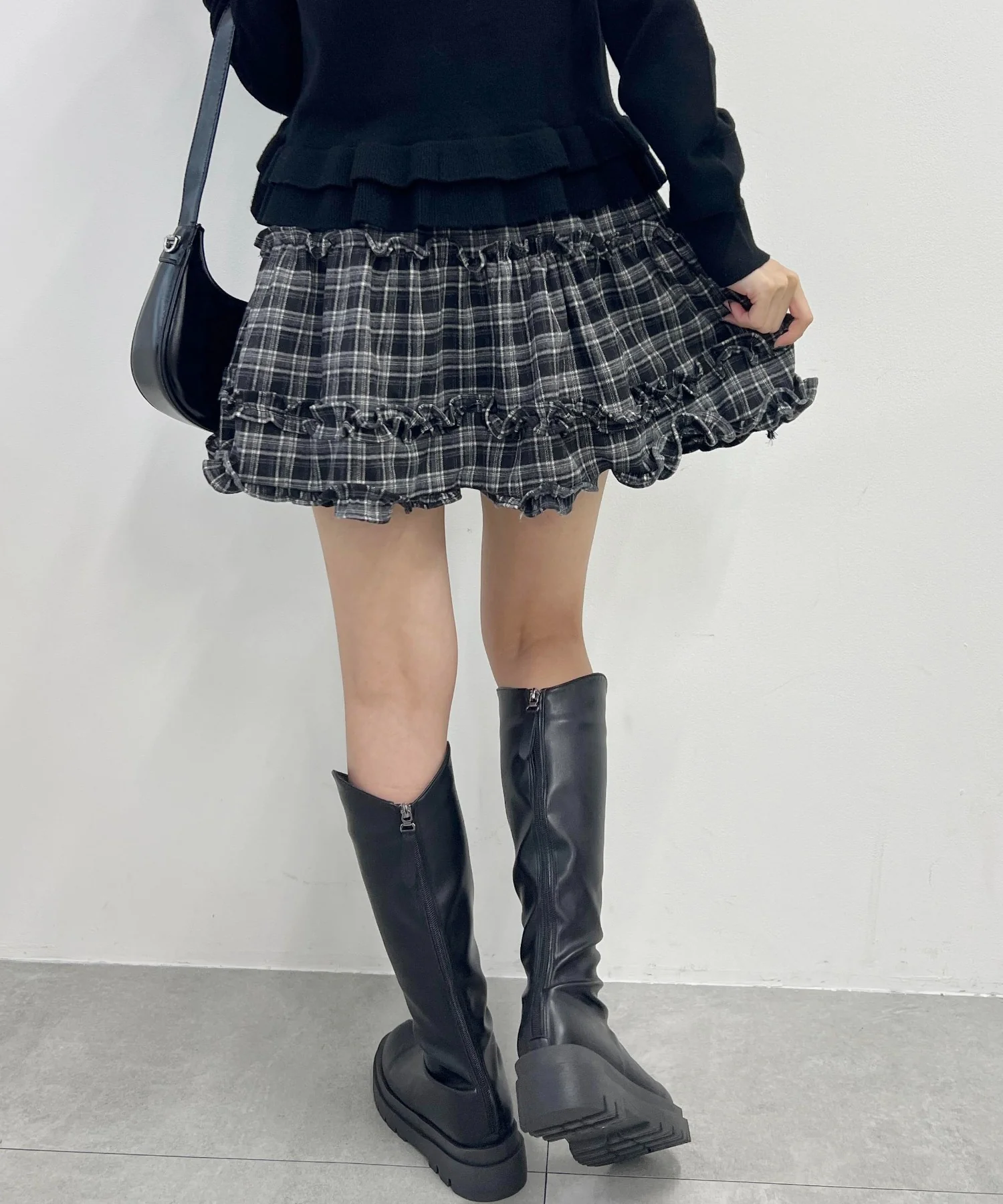 チェックフリルミニスカート - Image 17