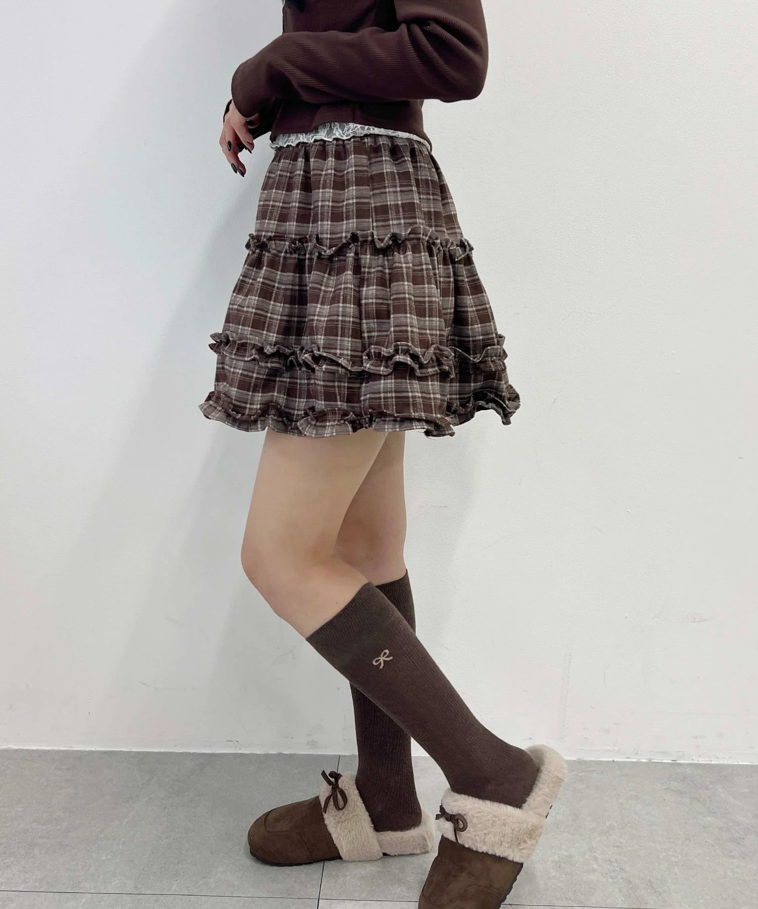チェックフリルミニスカート - Image 7