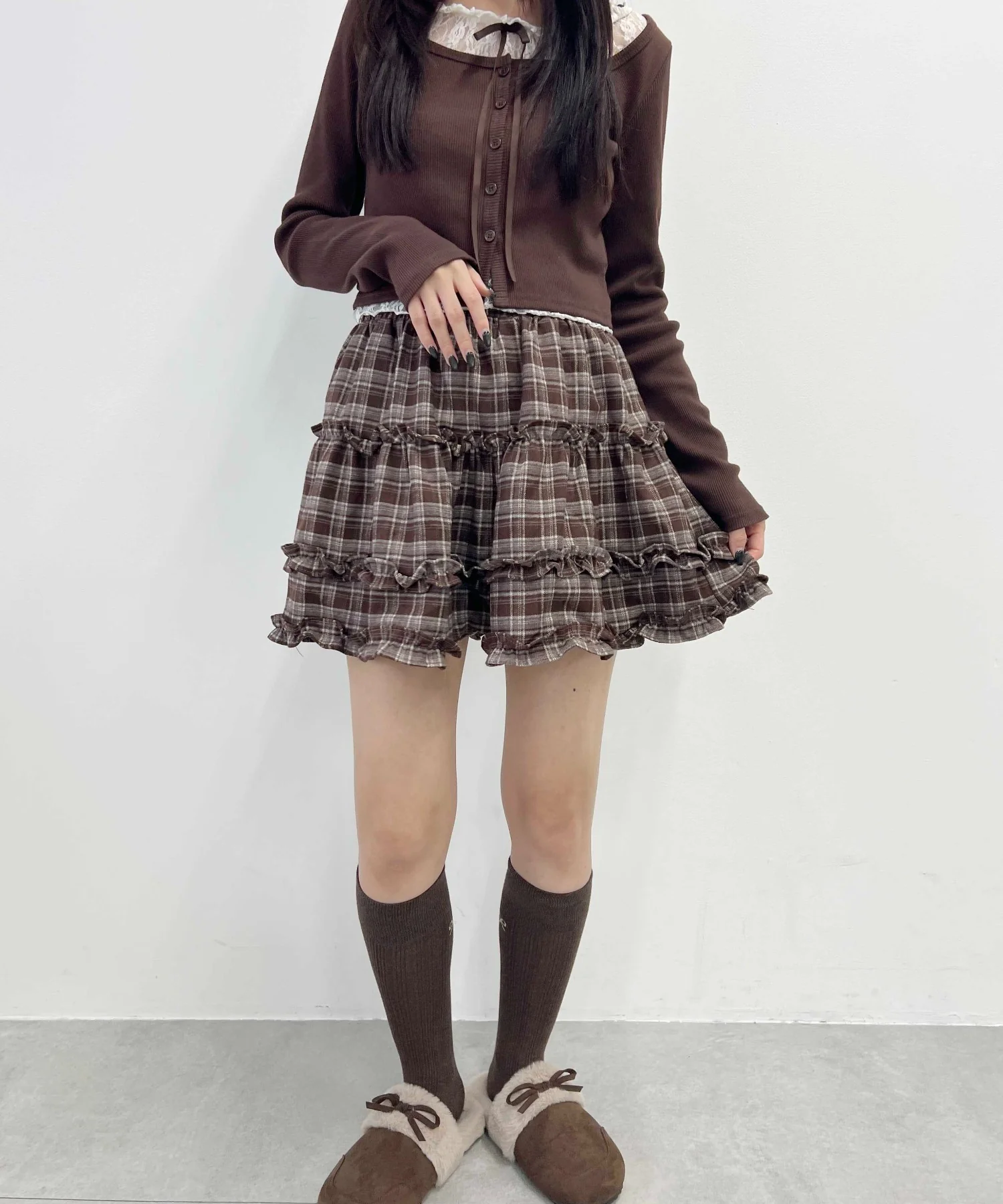 チェックフリルミニスカート - Image 9