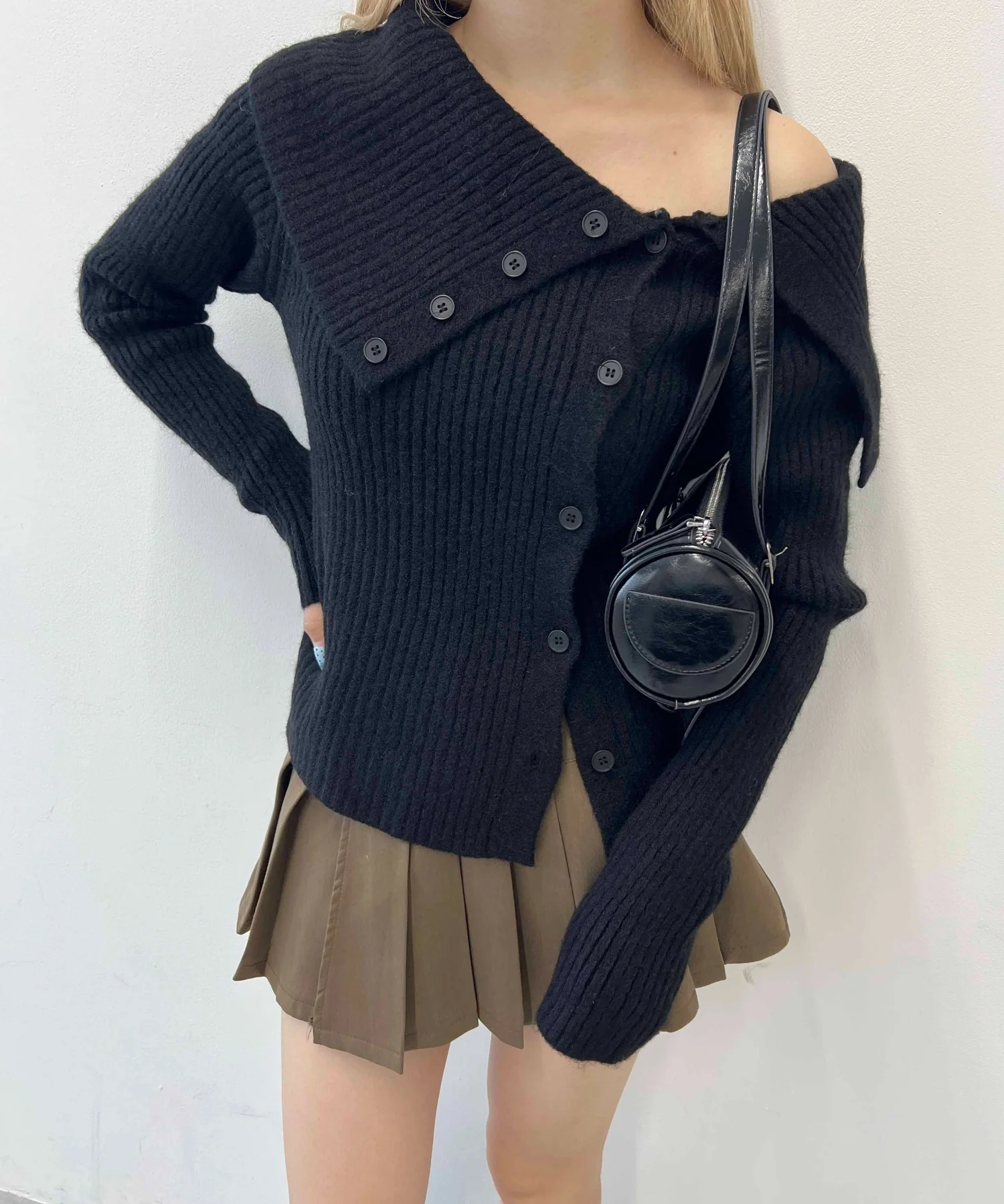 ビッグカラーオフショルニット - Image 7