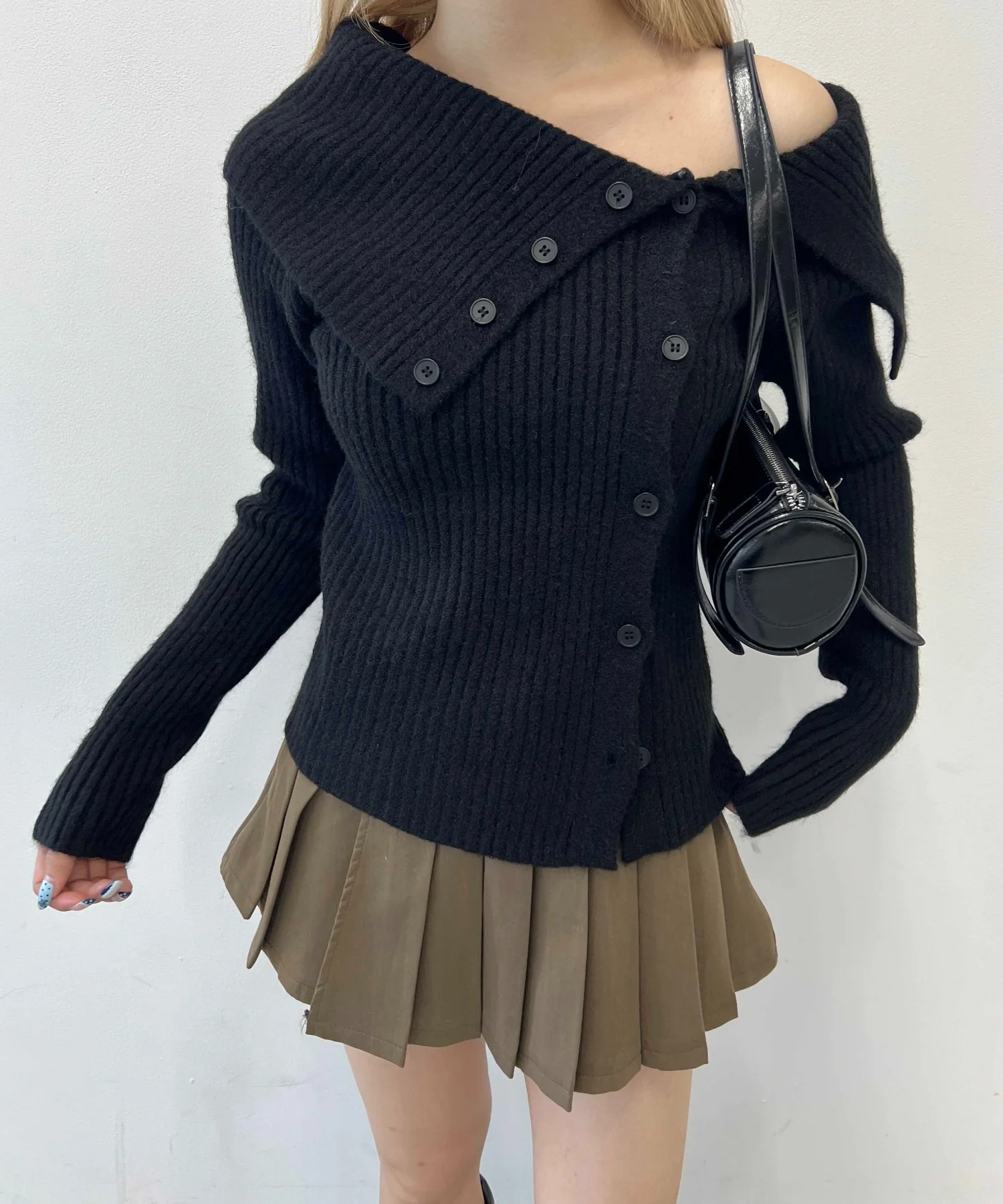 ビッグカラーオフショルニット - Image 9