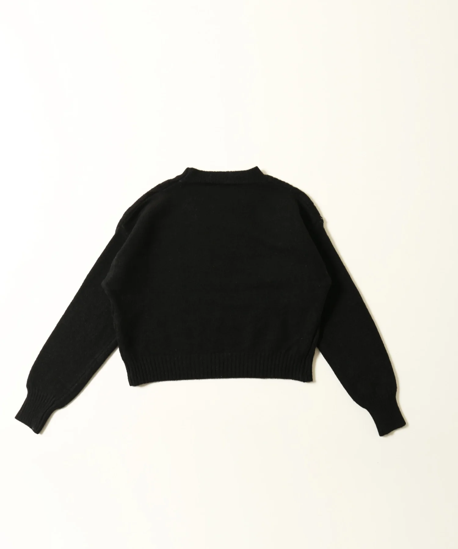 ワンポイントケーブルショートニット - Image 18