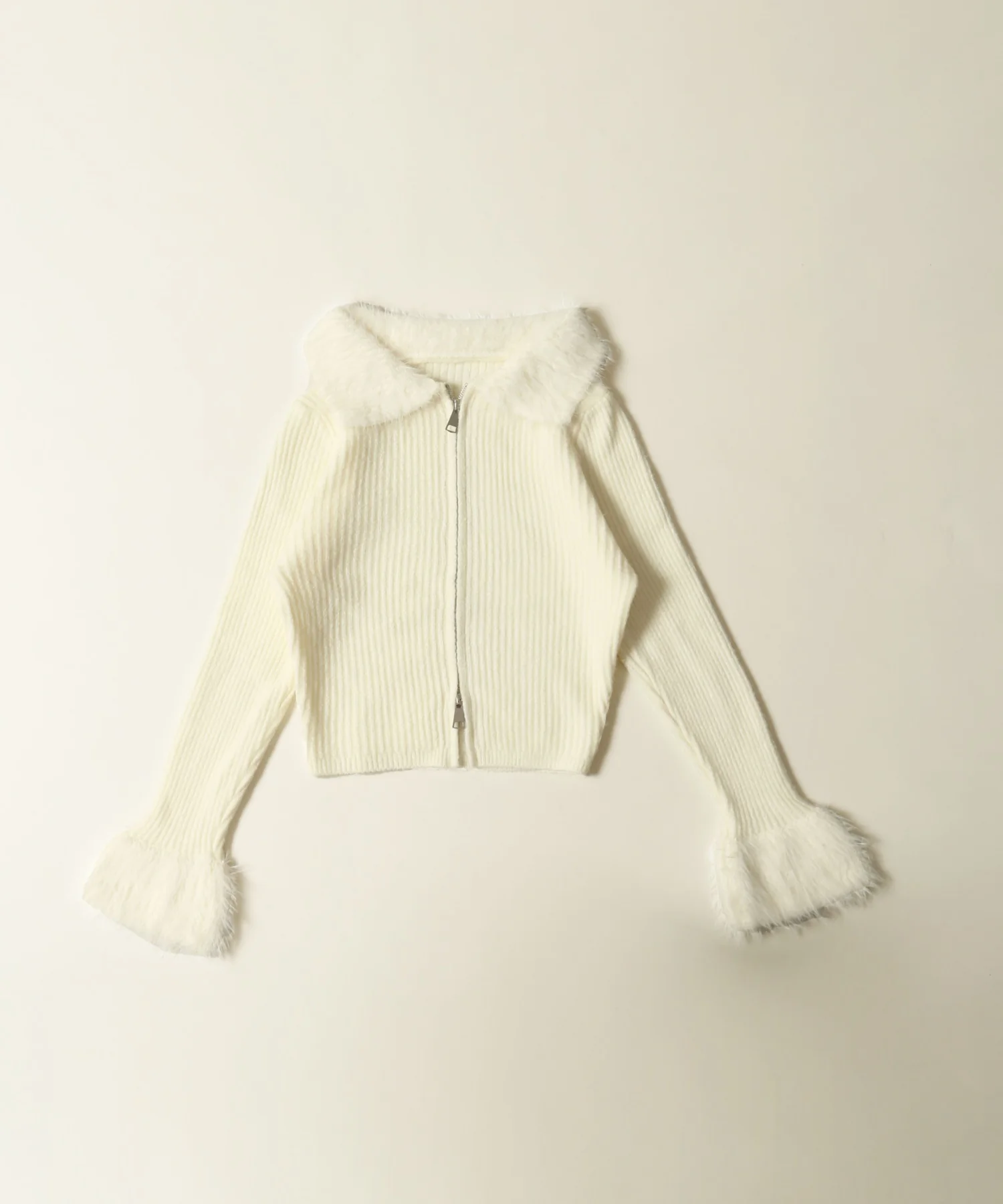 フェザーキリカエWジップカーディガン - Image 12