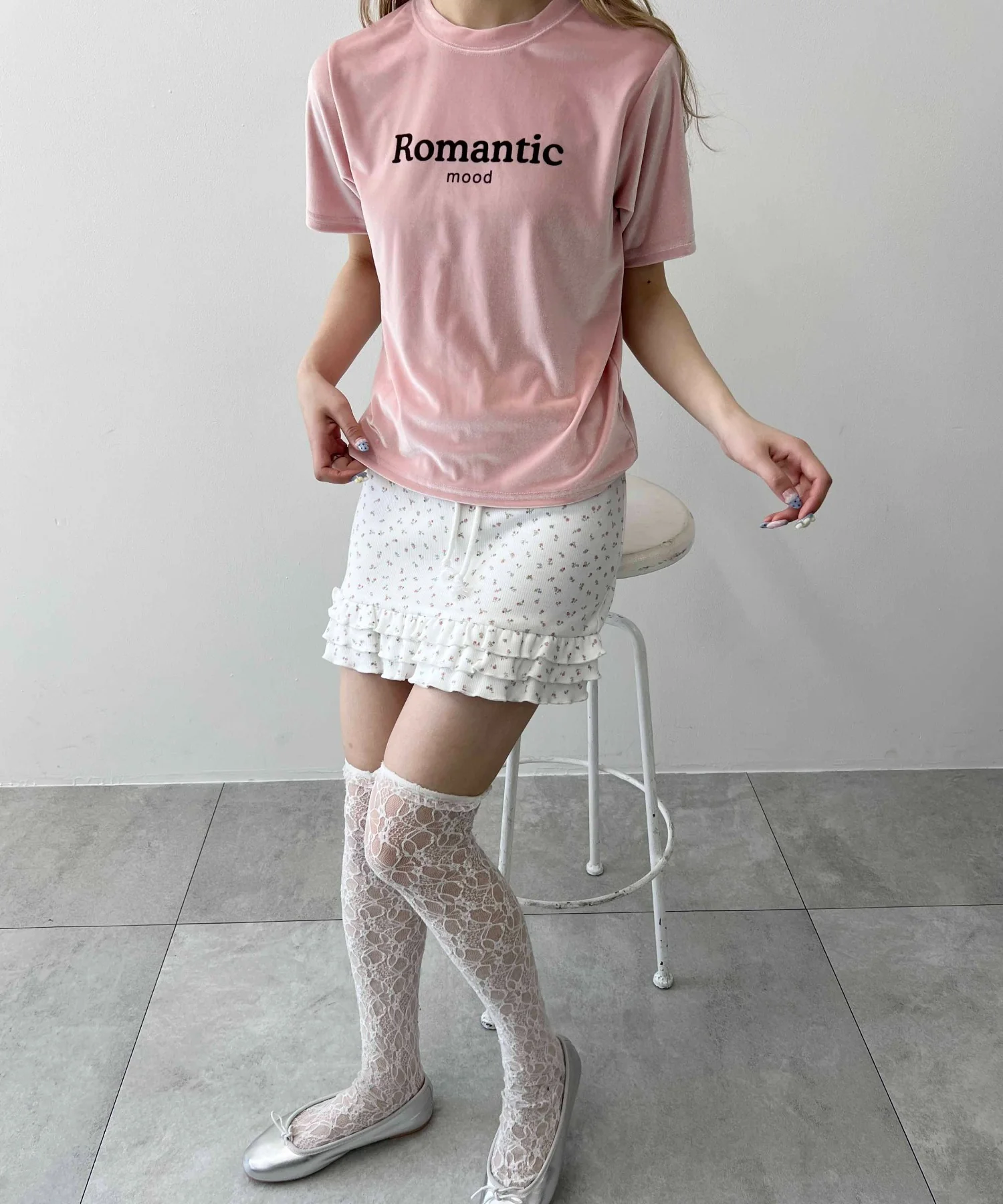 ベロア半袖トップス - Image 6