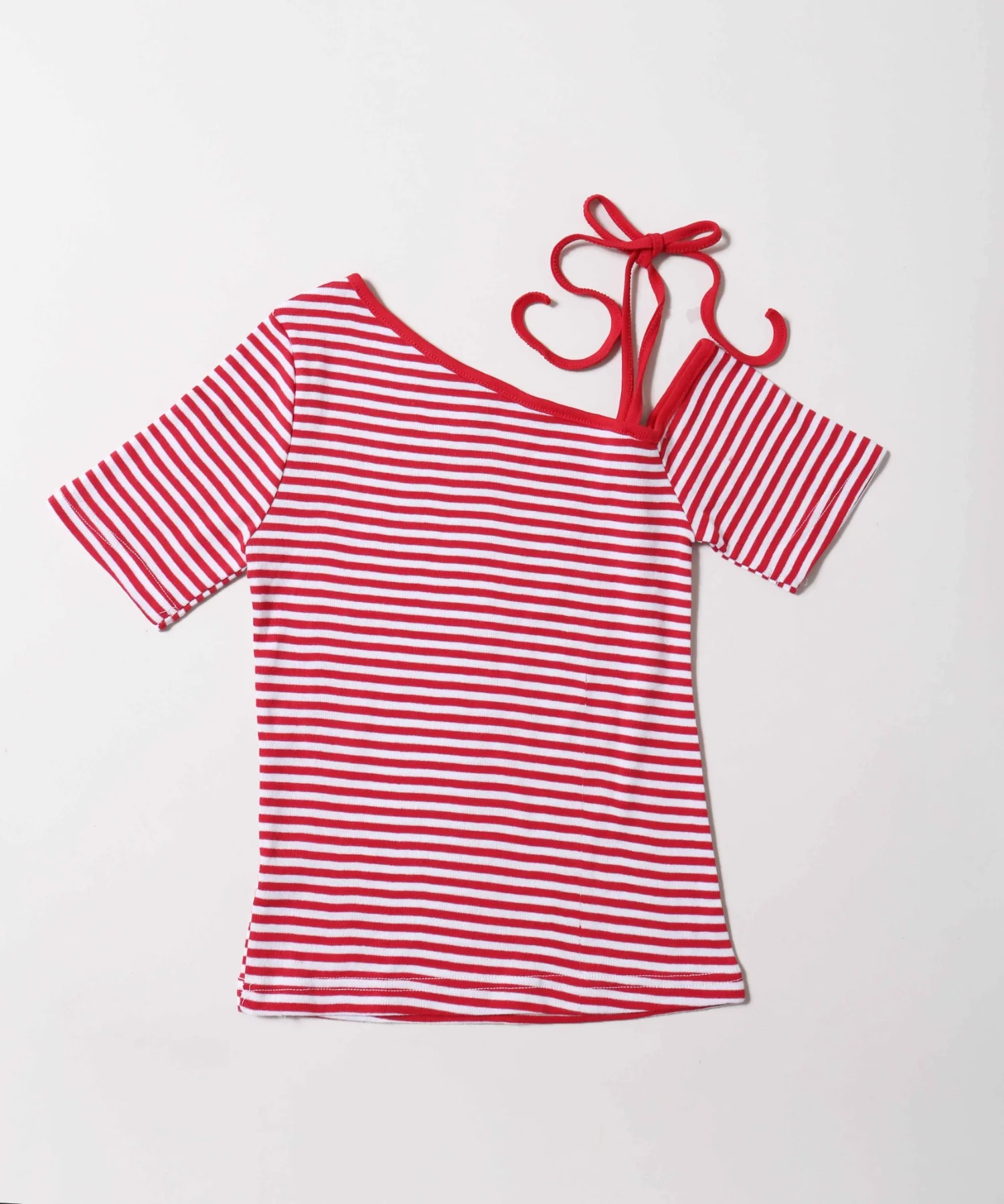 ボーダーワンショルTシャツ - Image 12