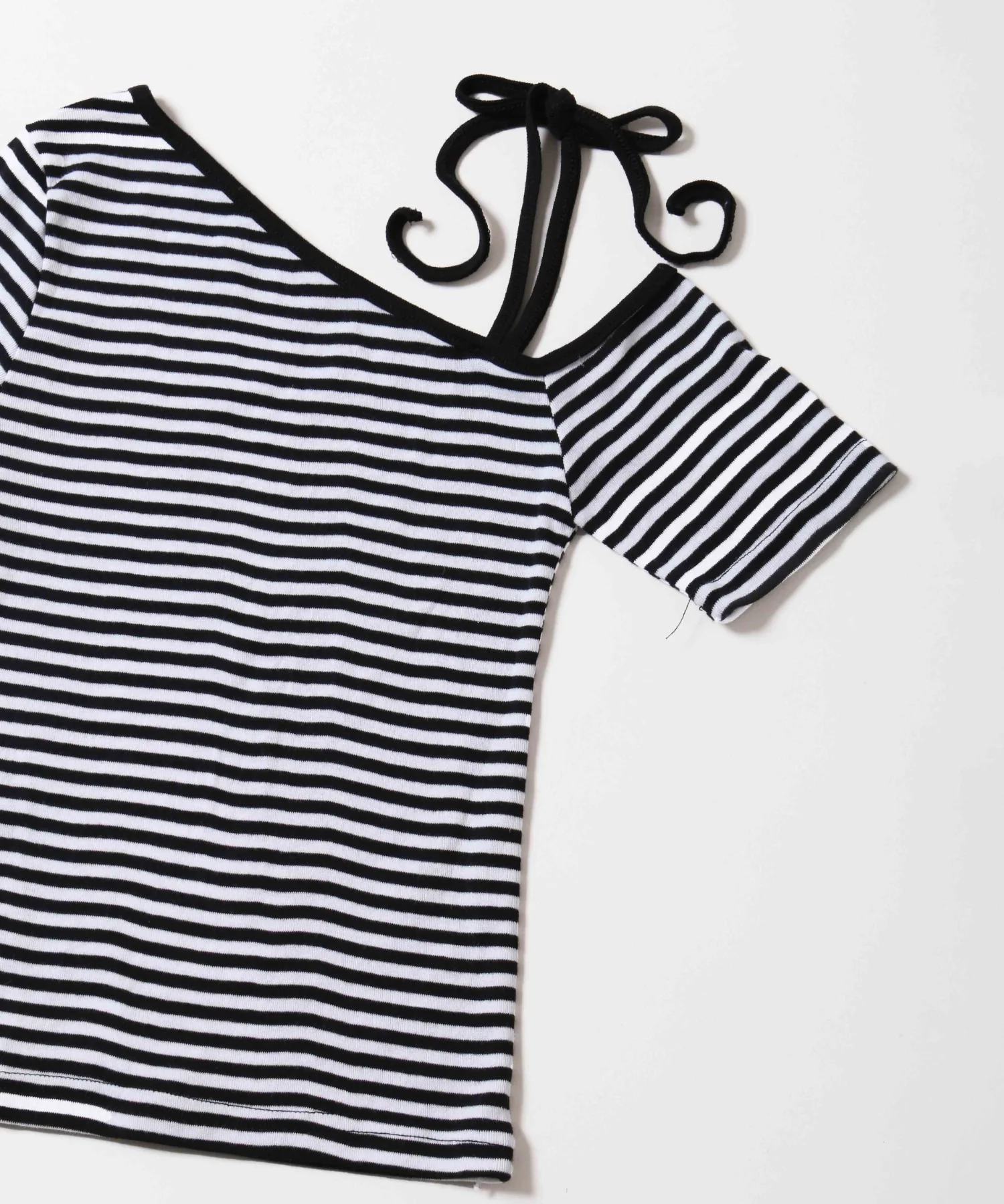 ボーダーワンショルTシャツ - Image 16