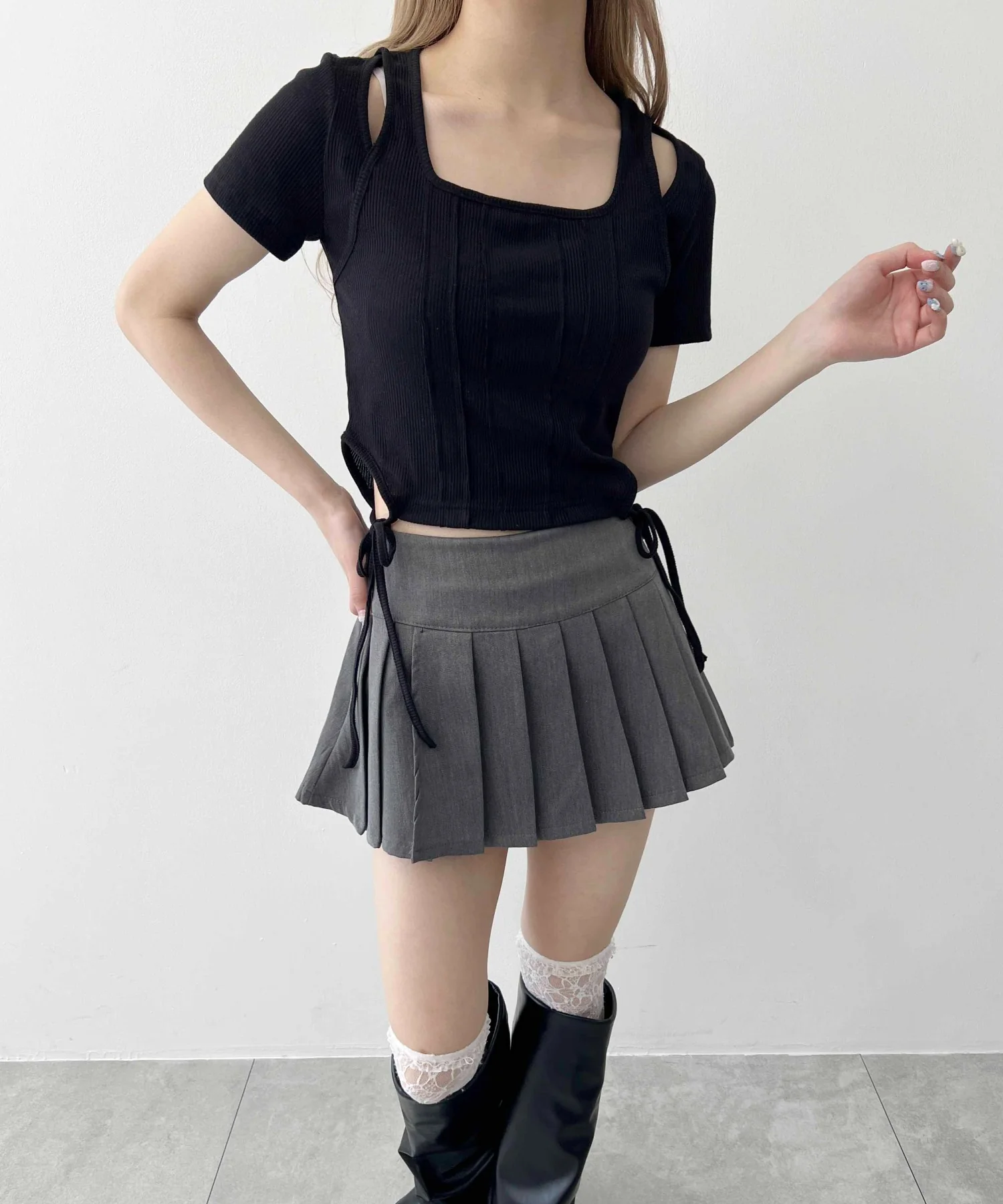 オープンショルダートップス - Image 12