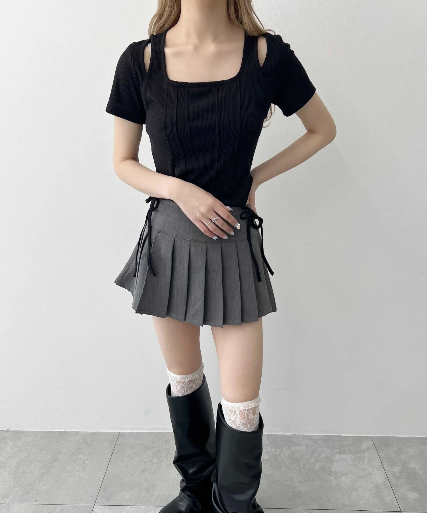オープンショルダートップス - Image 13