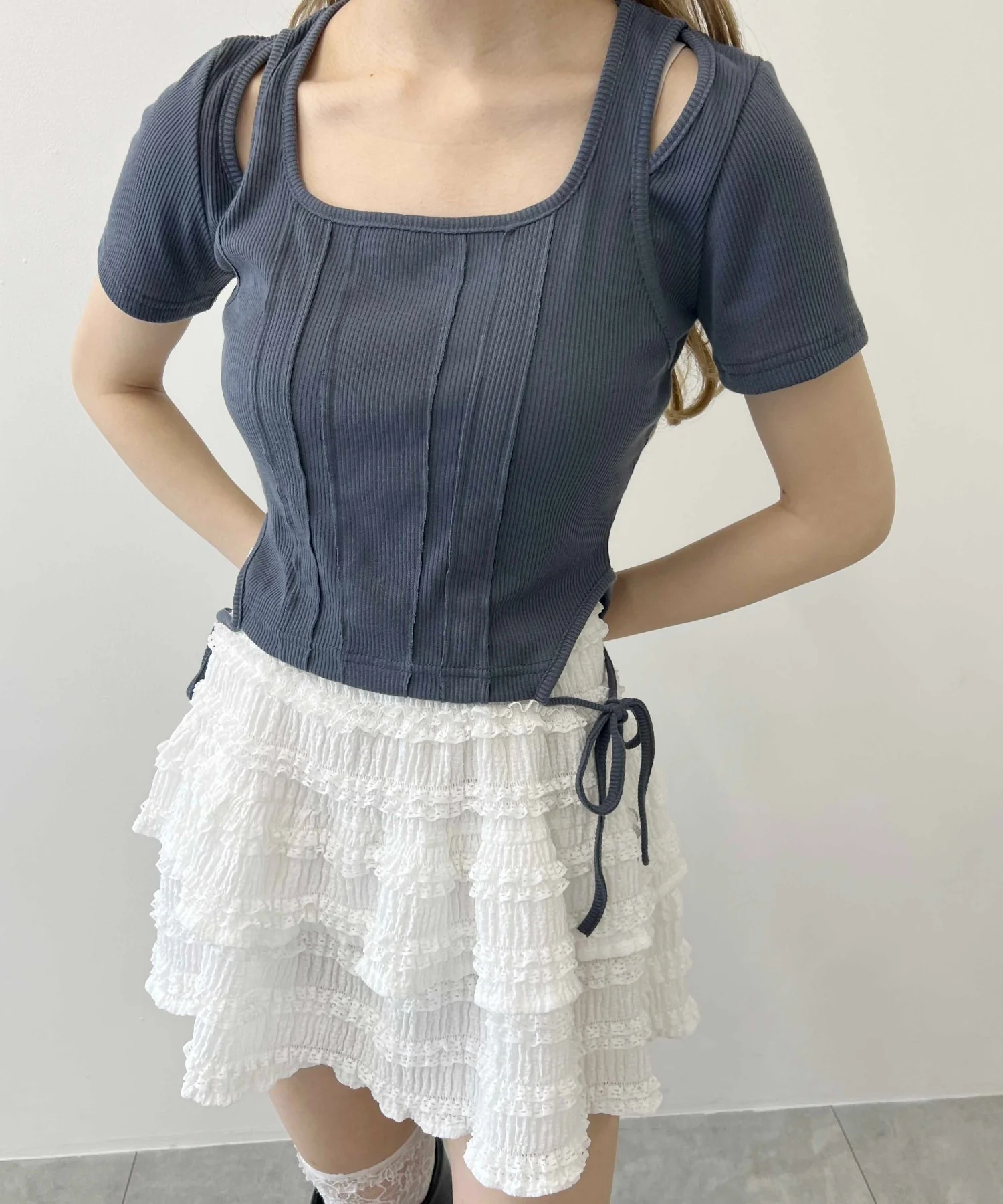 オープンショルダートップス - Image 14