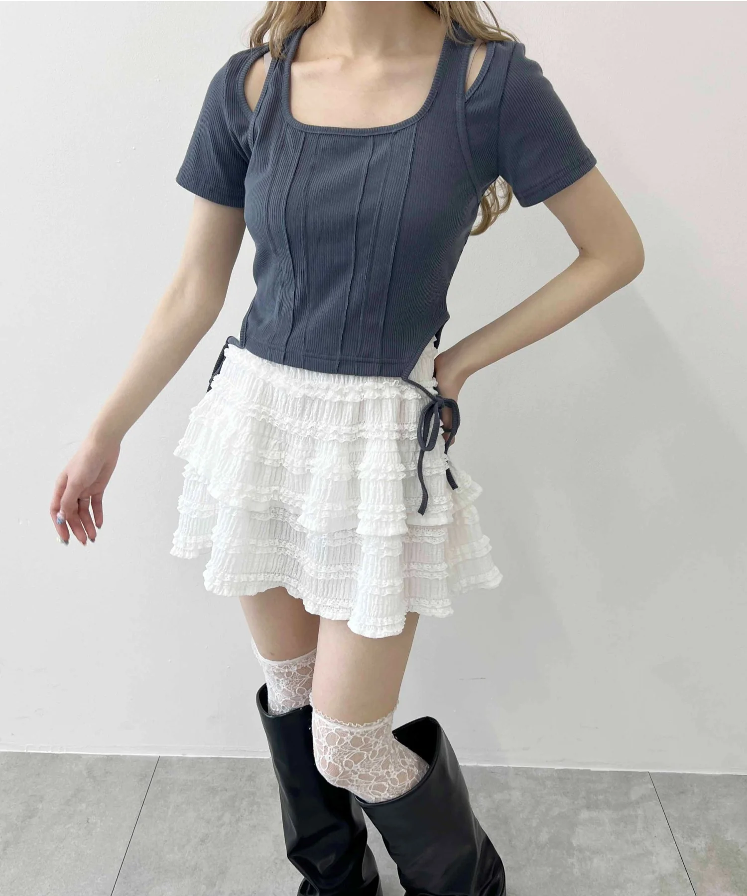 オープンショルダートップス - Image 18