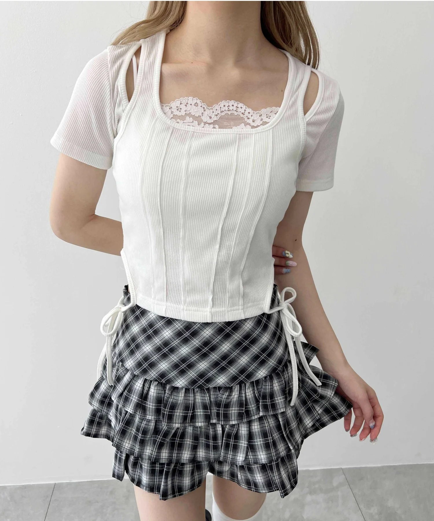 オープンショルダートップス - Image 6