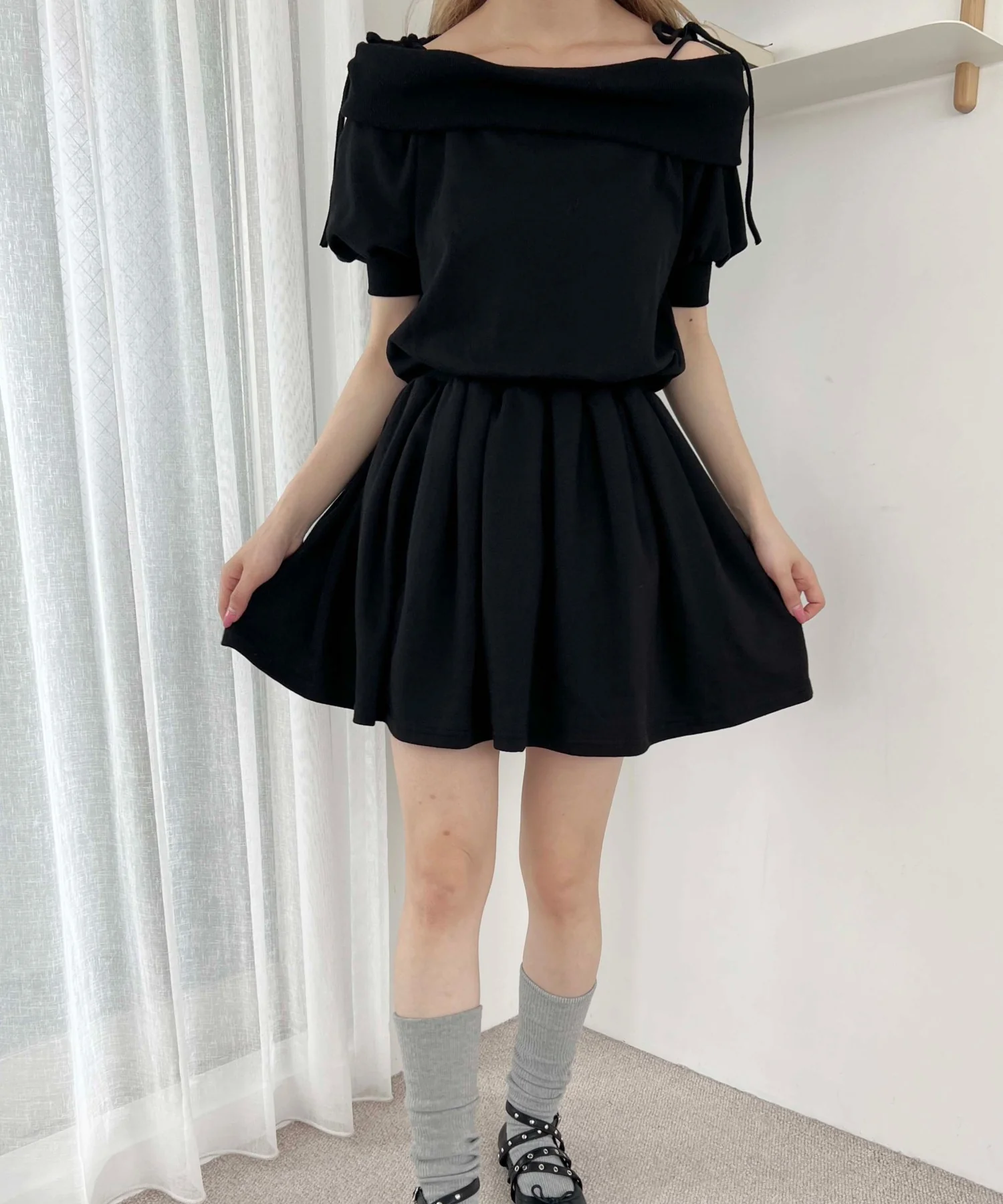 オフショルカットワンピース - Image 14