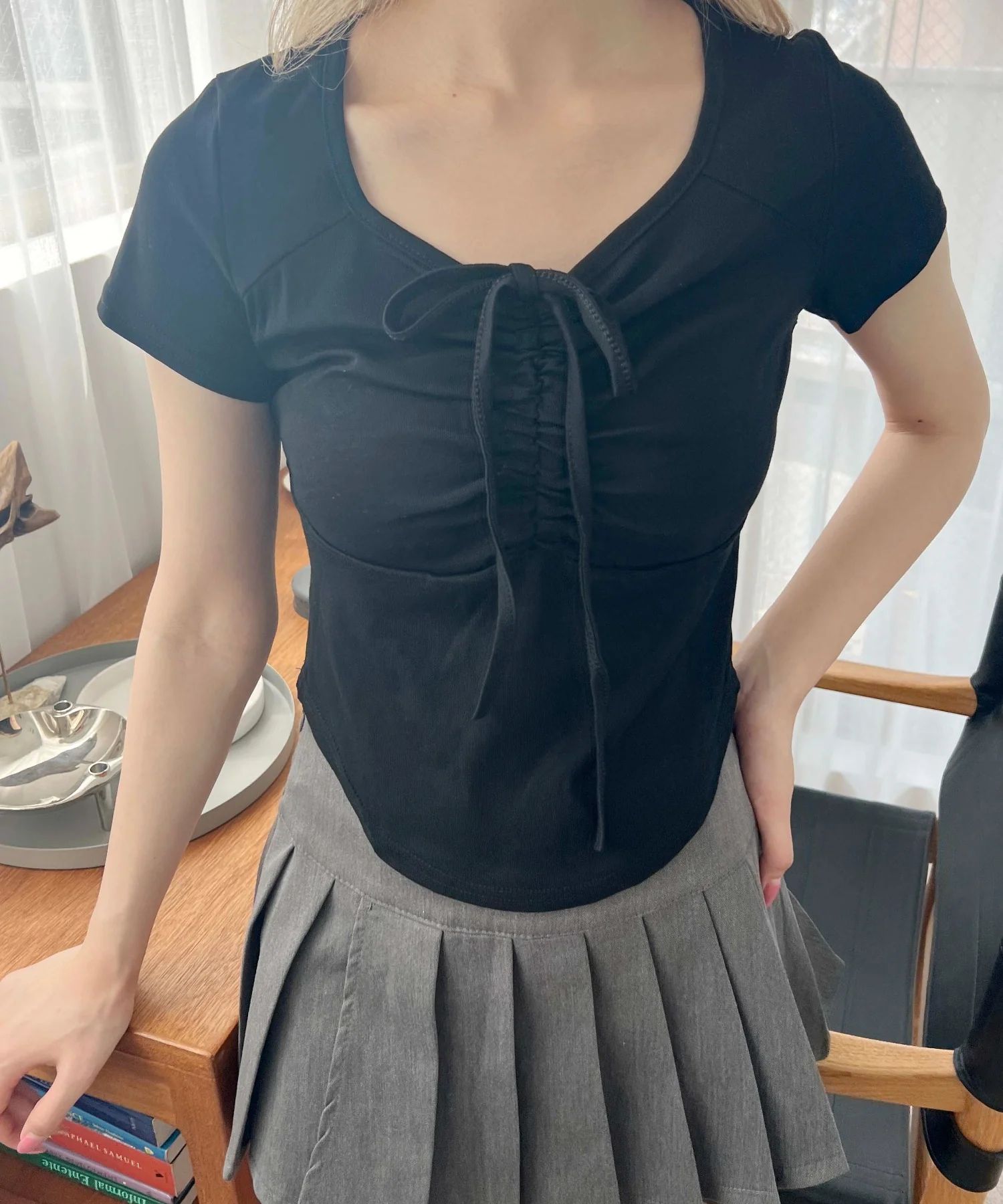 2WAYデザインTシャツ - Image 3