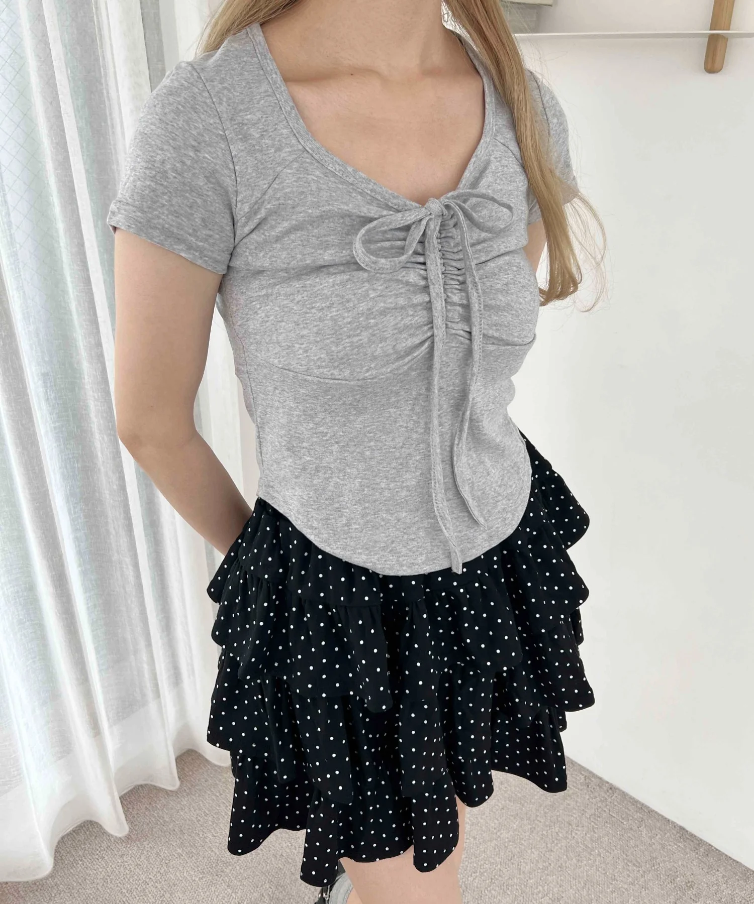 2WAYデザインTシャツ - Image 9