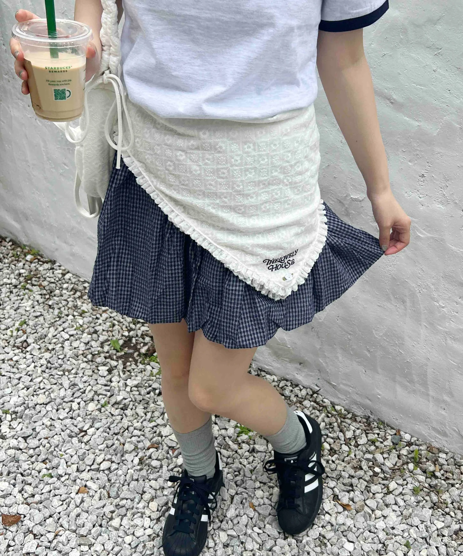 チェックバルーンスカート - Image 10