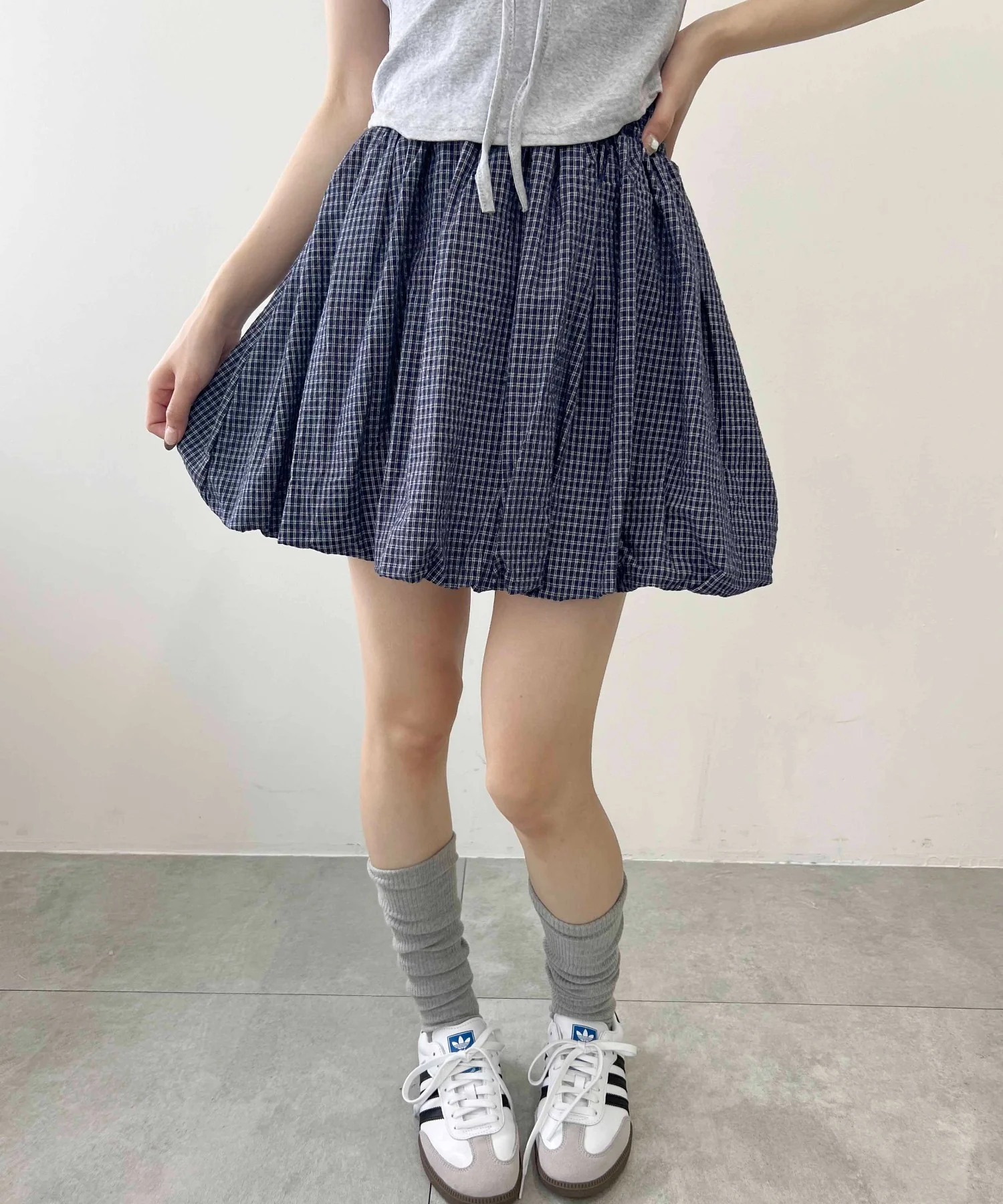 チェックバルーンスカート - Image 5