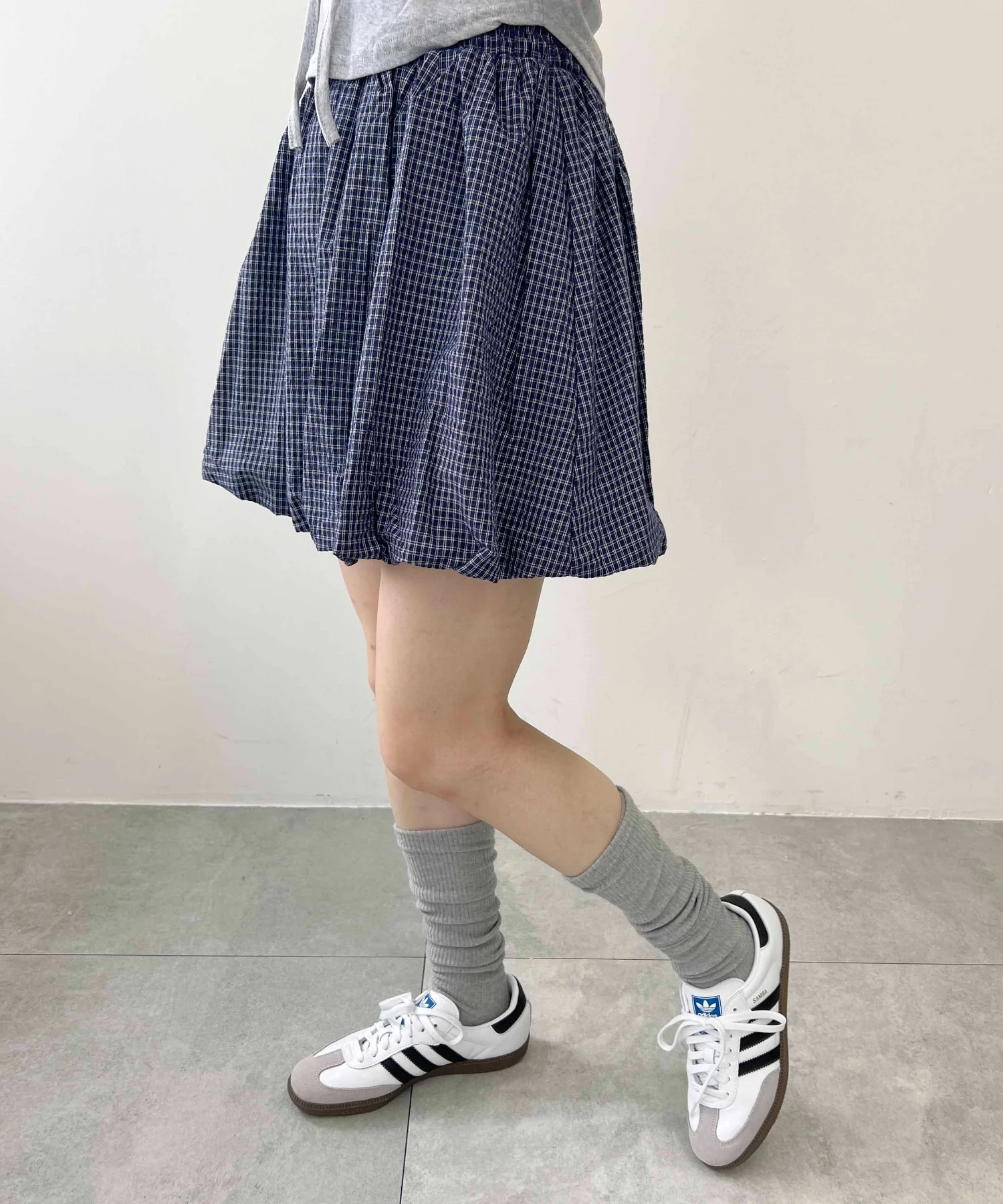 チェックバルーンスカート - Image 7