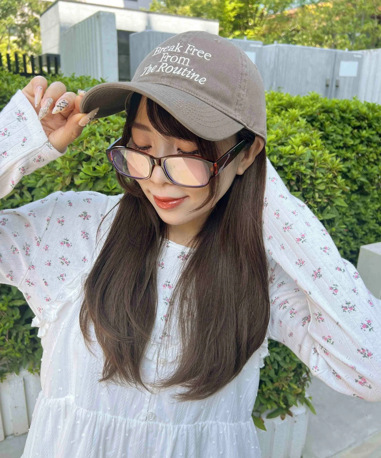 スクエアデザインメガネ - Image 2