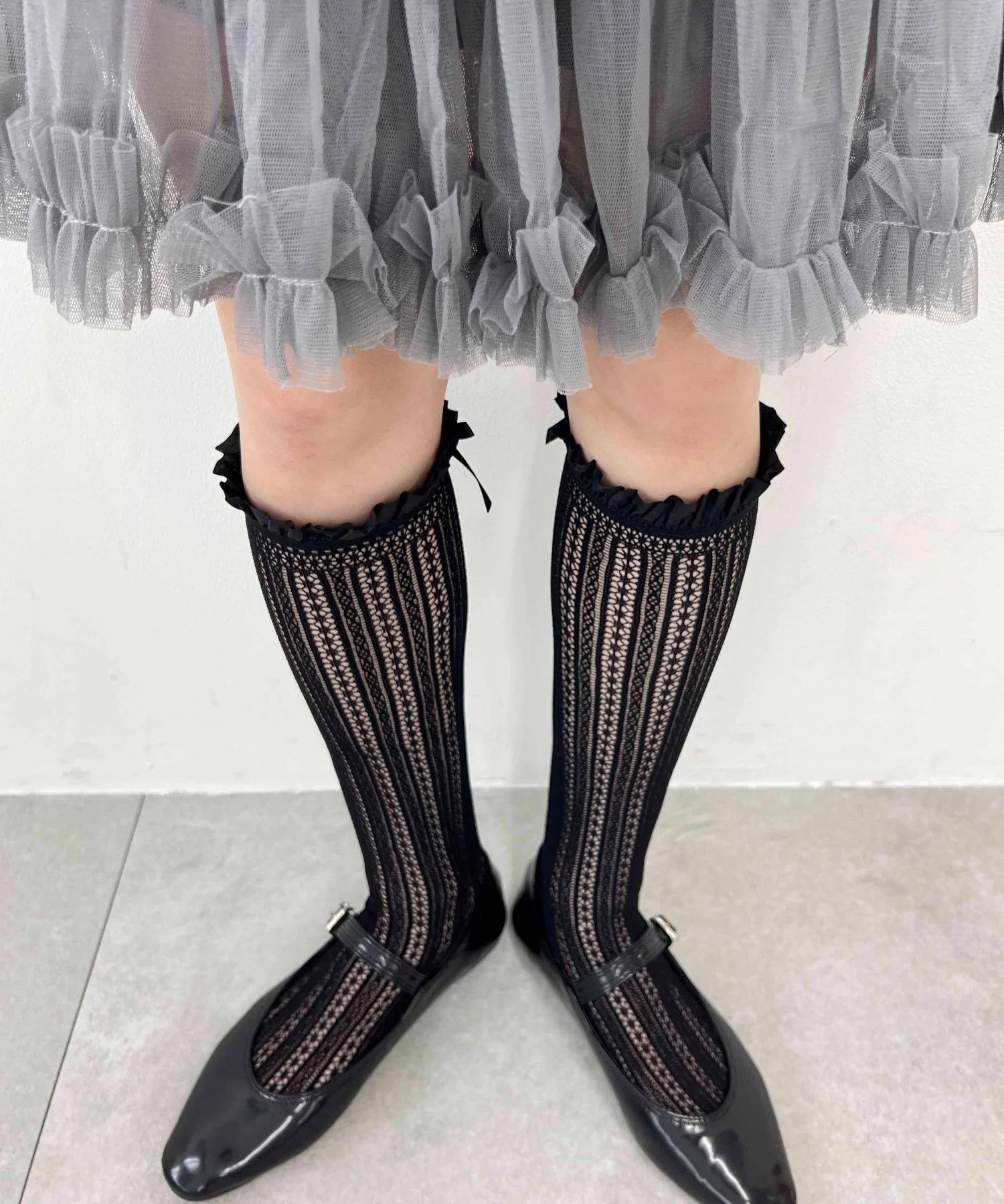リボン付きフリルレースソックス - Image 11
