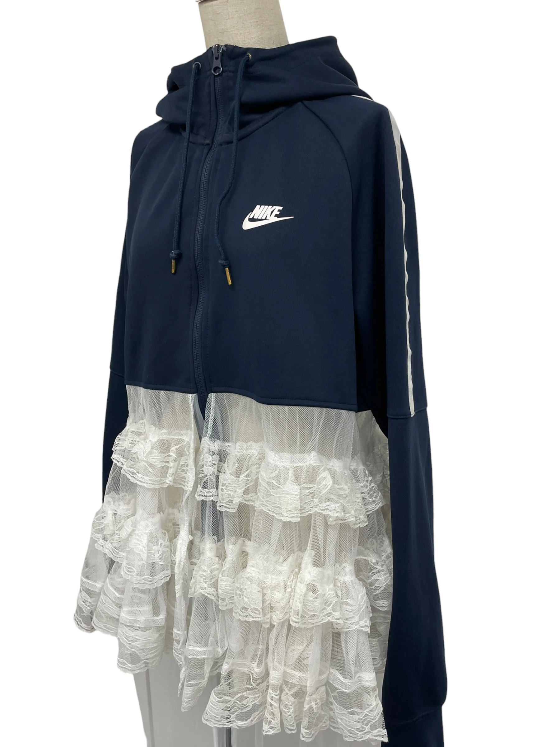 リメイク ジャージシースルーワンピース - Image 3