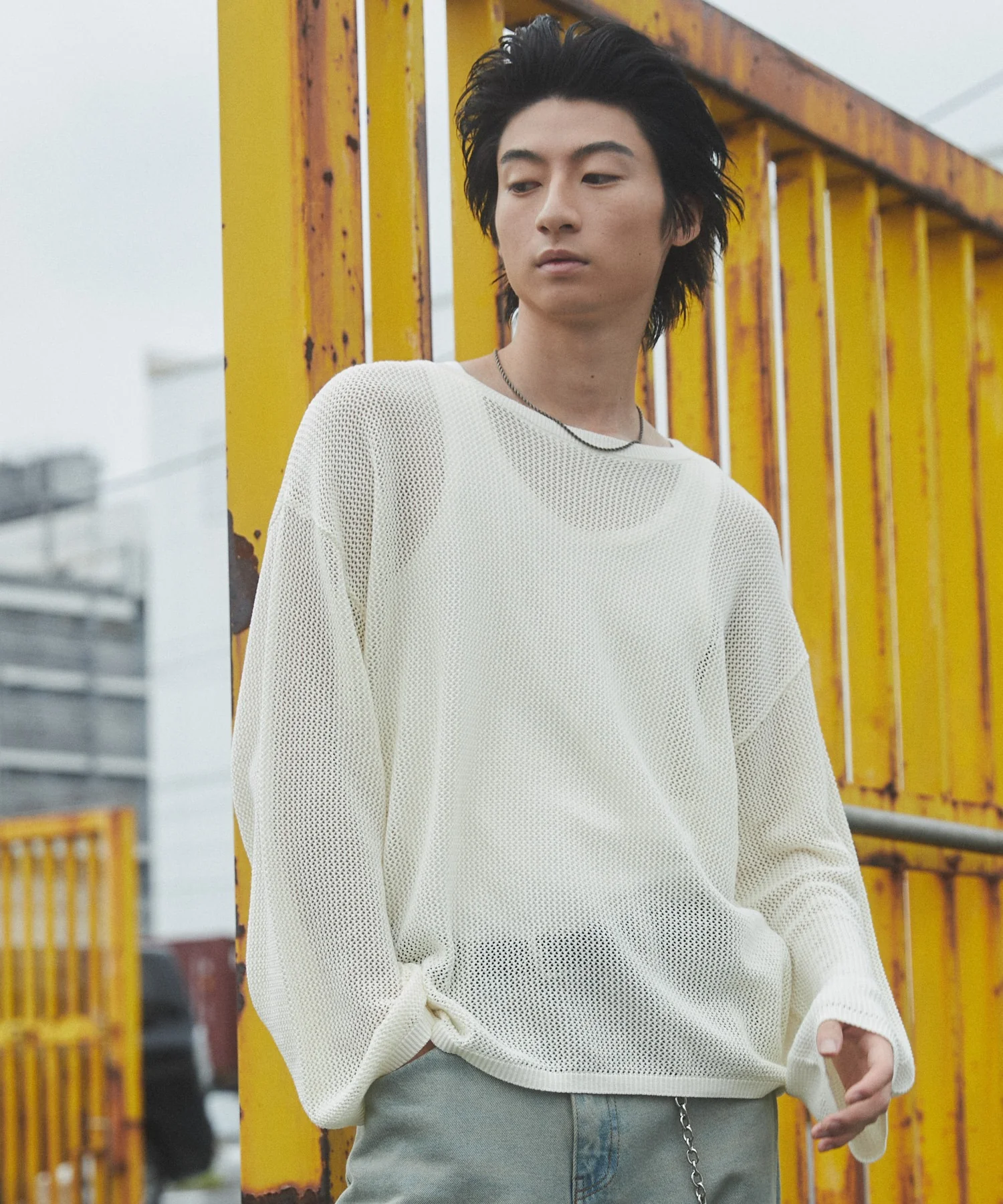 メッシュニットプルオーバー（LS） - Image 10