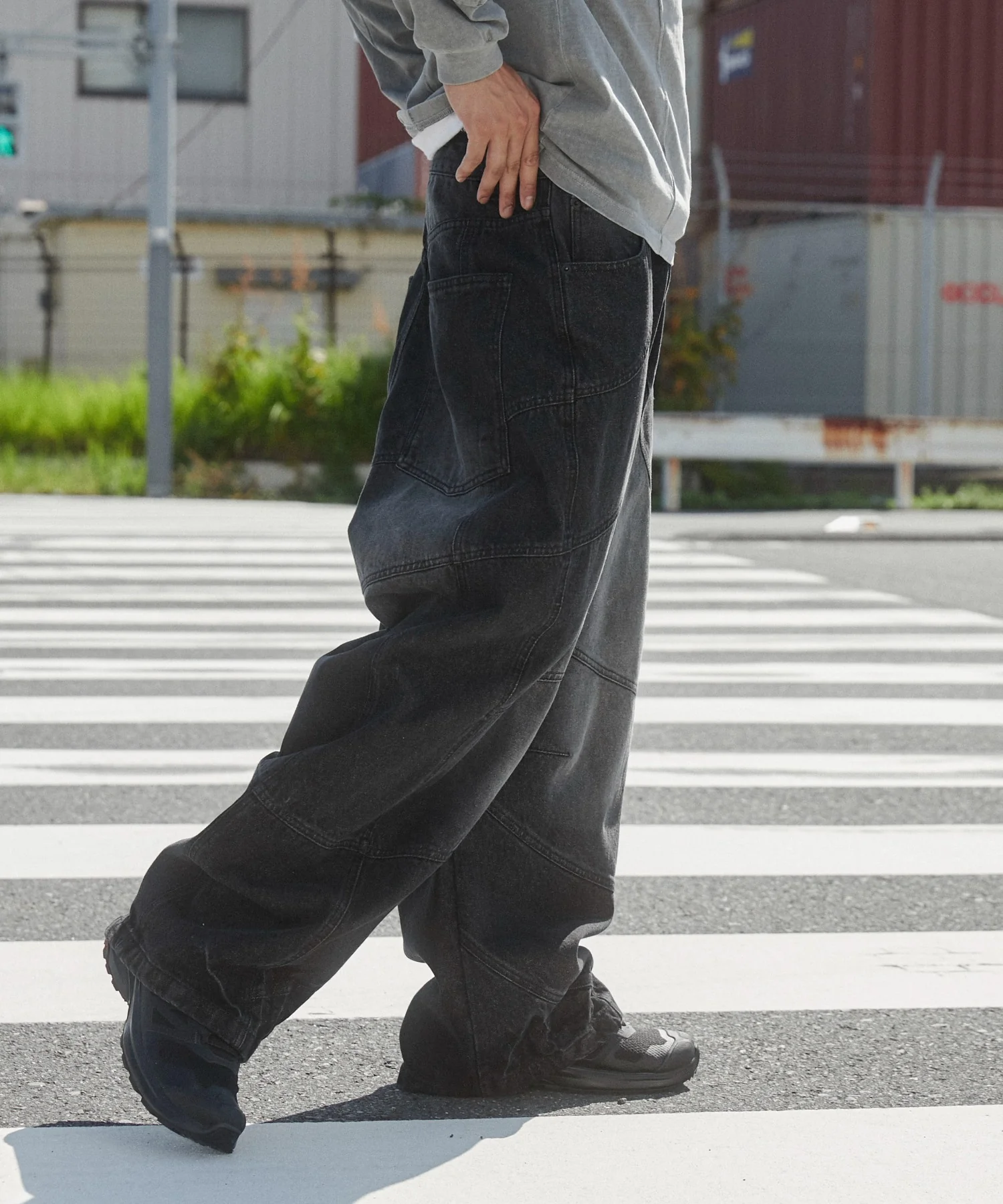 スーパービッグバレルレッグデニムパンツ - Image 19