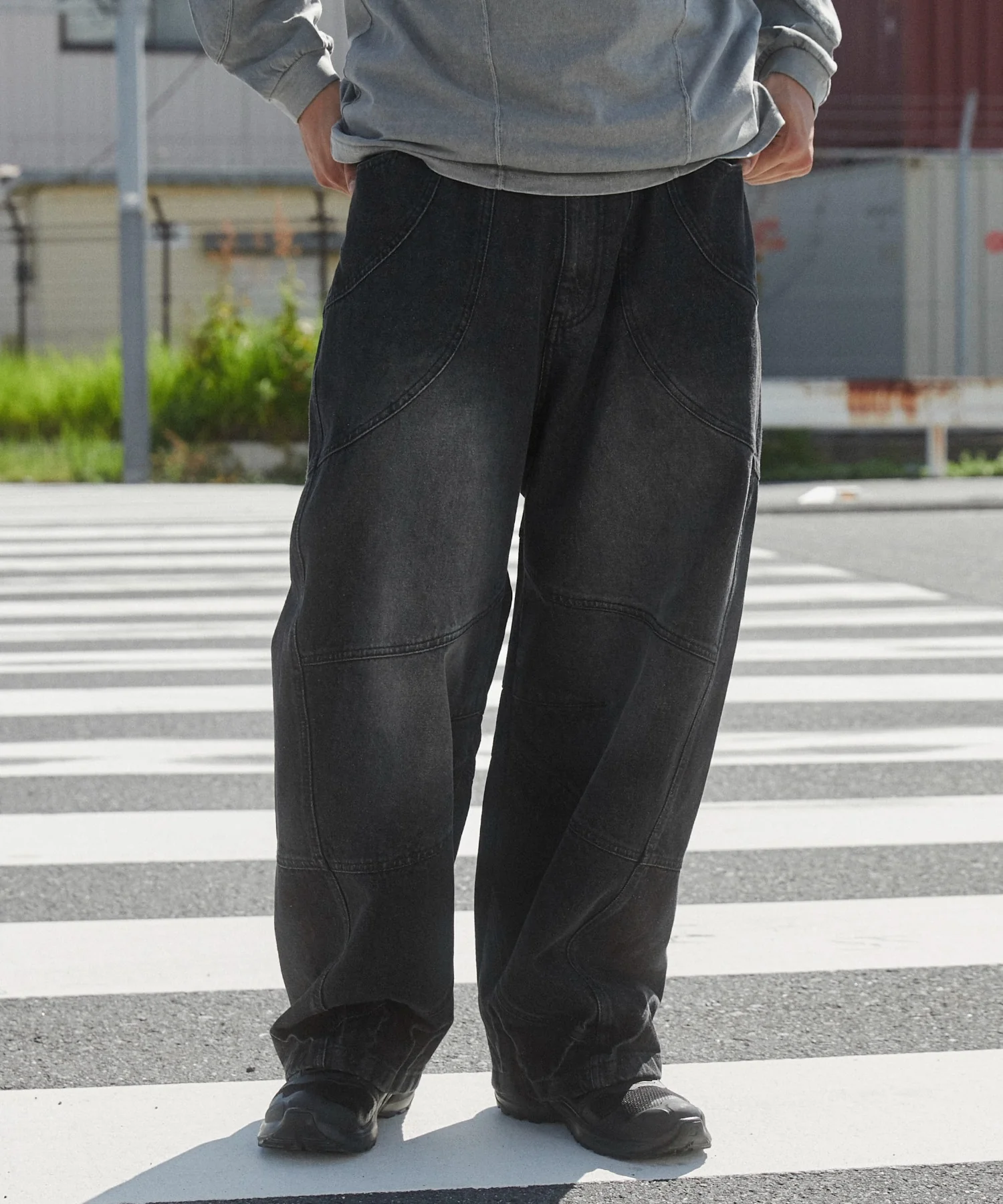 スーパービッグバレルレッグデニムパンツ - Image 21