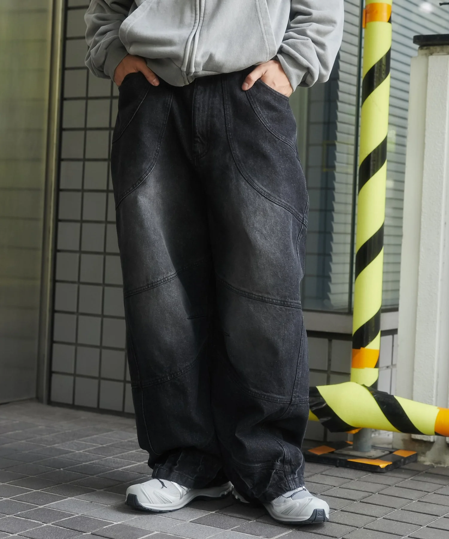 スーパービッグバレルレッグデニムパンツ - Image 24