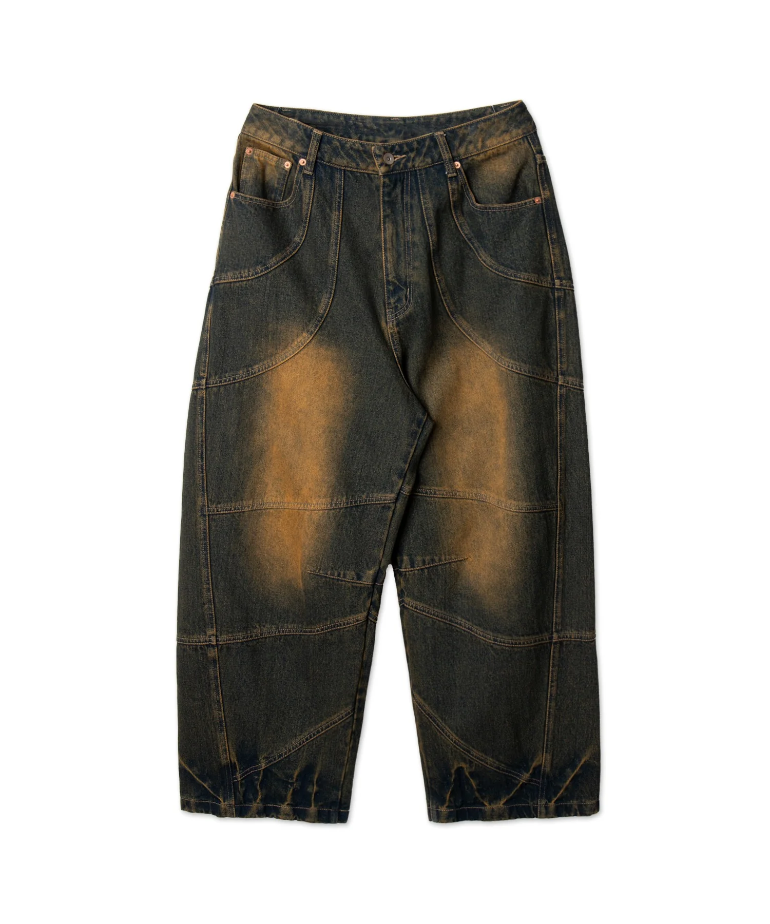 スーパービッグバレルレッグデニムパンツ - Image 31