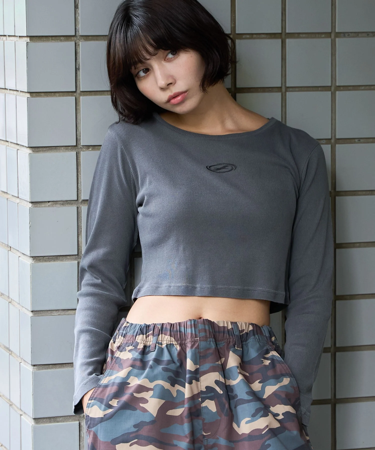 ショートロゴリブT(LS) - Image 9
