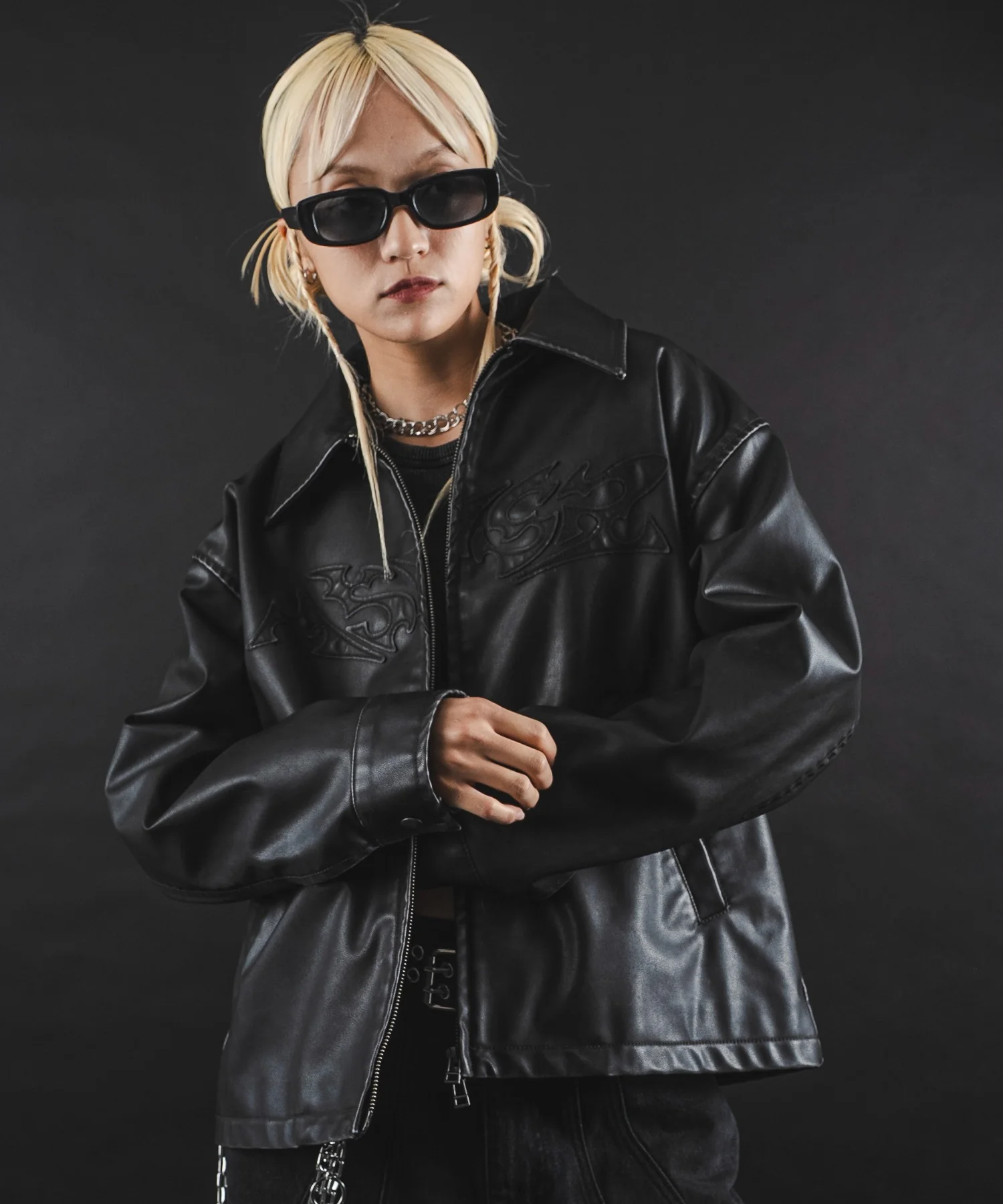MA55IVE　PUショートグラフィックブルゾン - Image 16