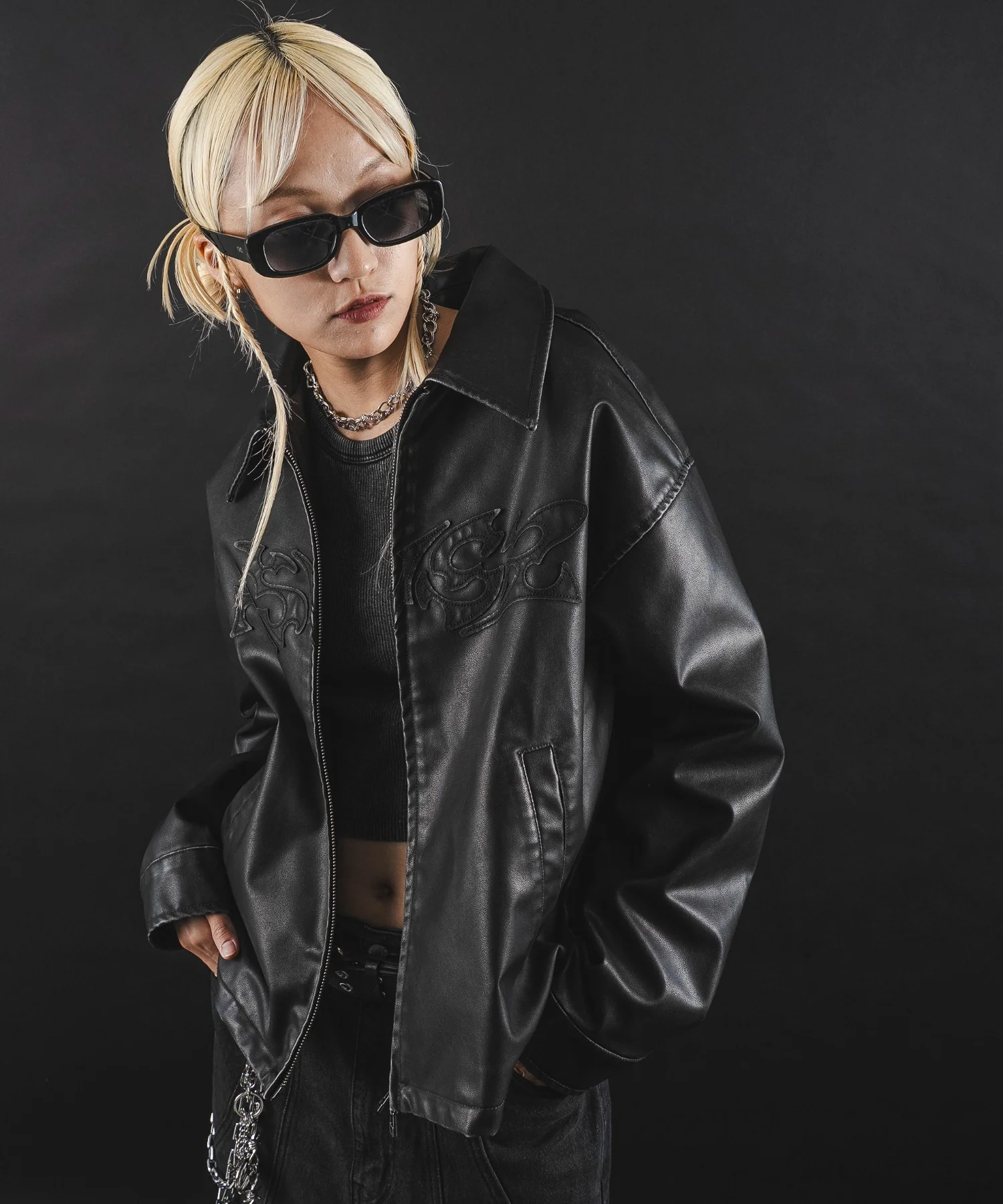MA55IVE　PUショートグラフィックブルゾン - Image 3