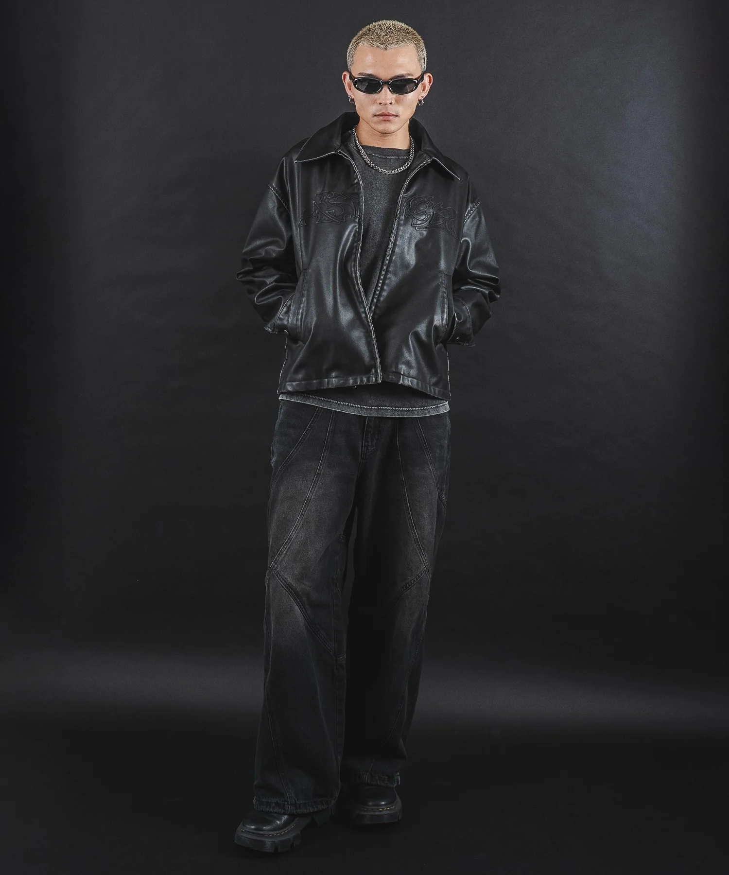 MA55IVE　PUショートグラフィックブルゾン - Image 4