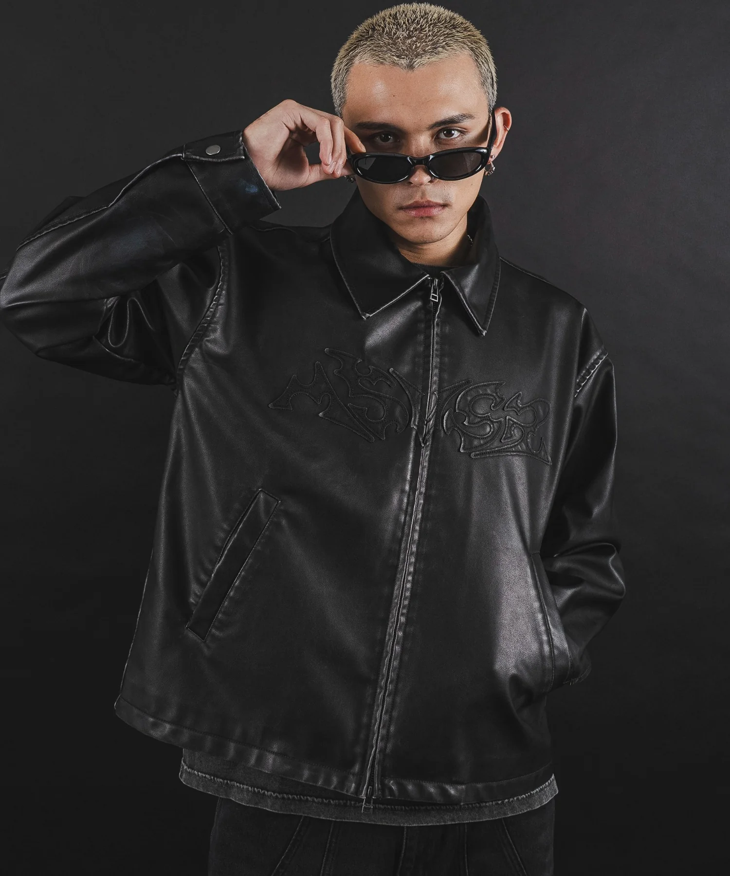 MA55IVE　PUショートグラフィックブルゾン - Image 7