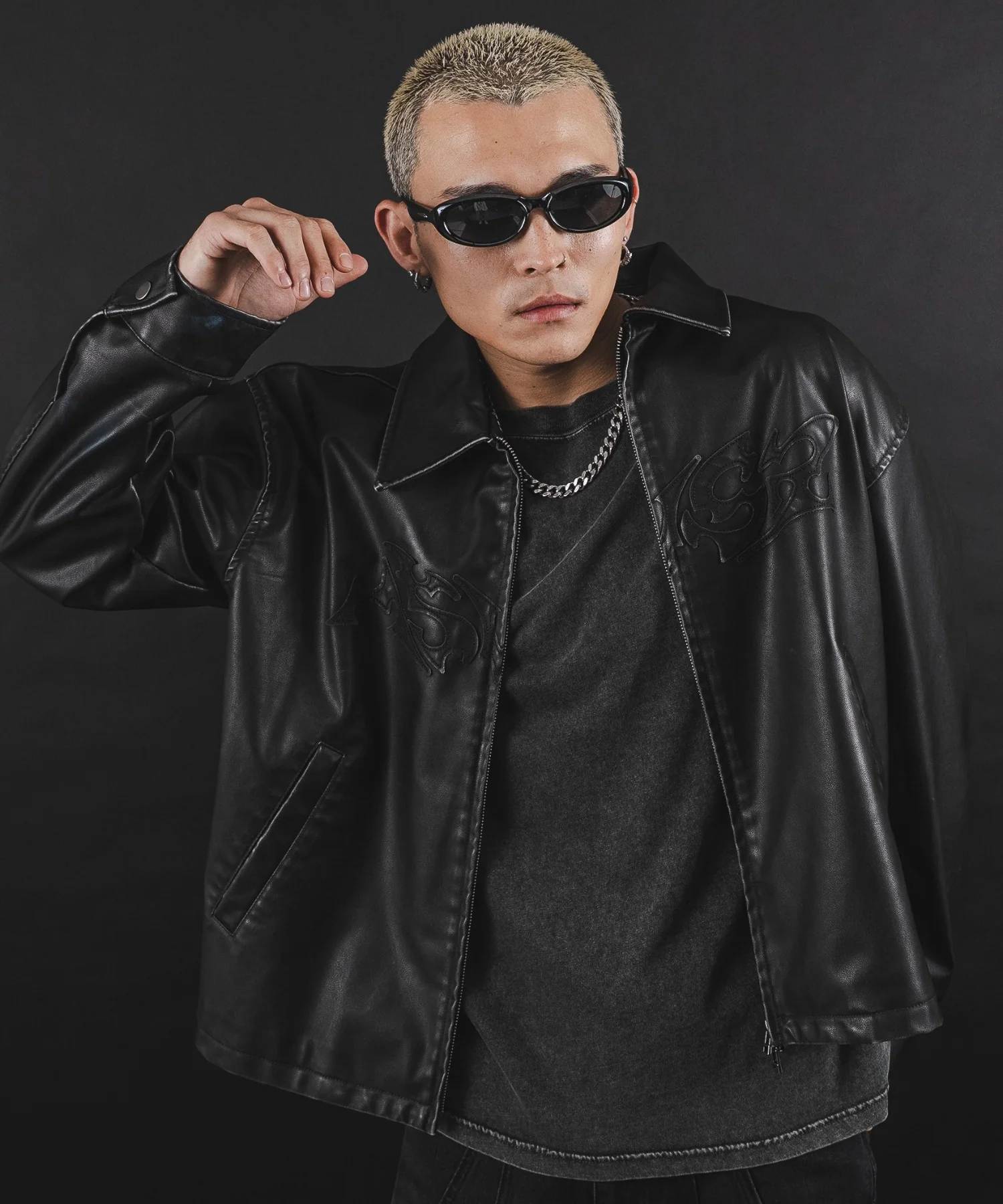 MA55IVE　PUショートグラフィックブルゾン - Image 8