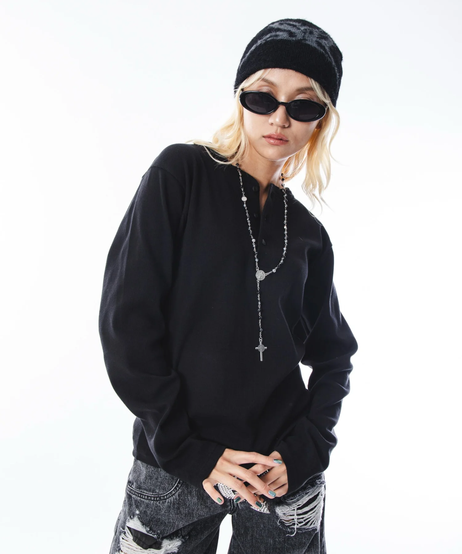 コンパクトフィットリブヘンリーネックT(LS) - Image 40