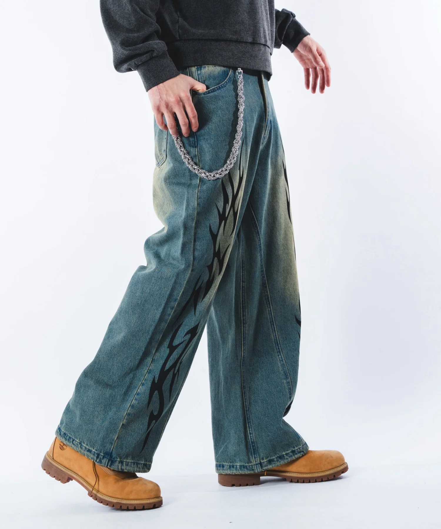 トライバルデニムパンツ - Image 12